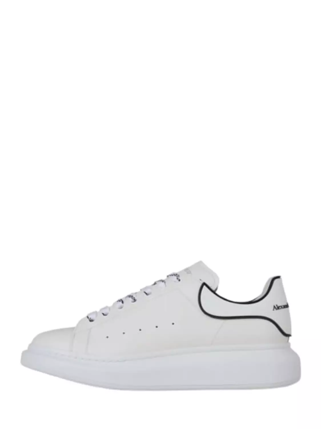 ALEXANDER MCQUEEN OVERSIZED WHITE BLACK TRIMALEXANDER 1