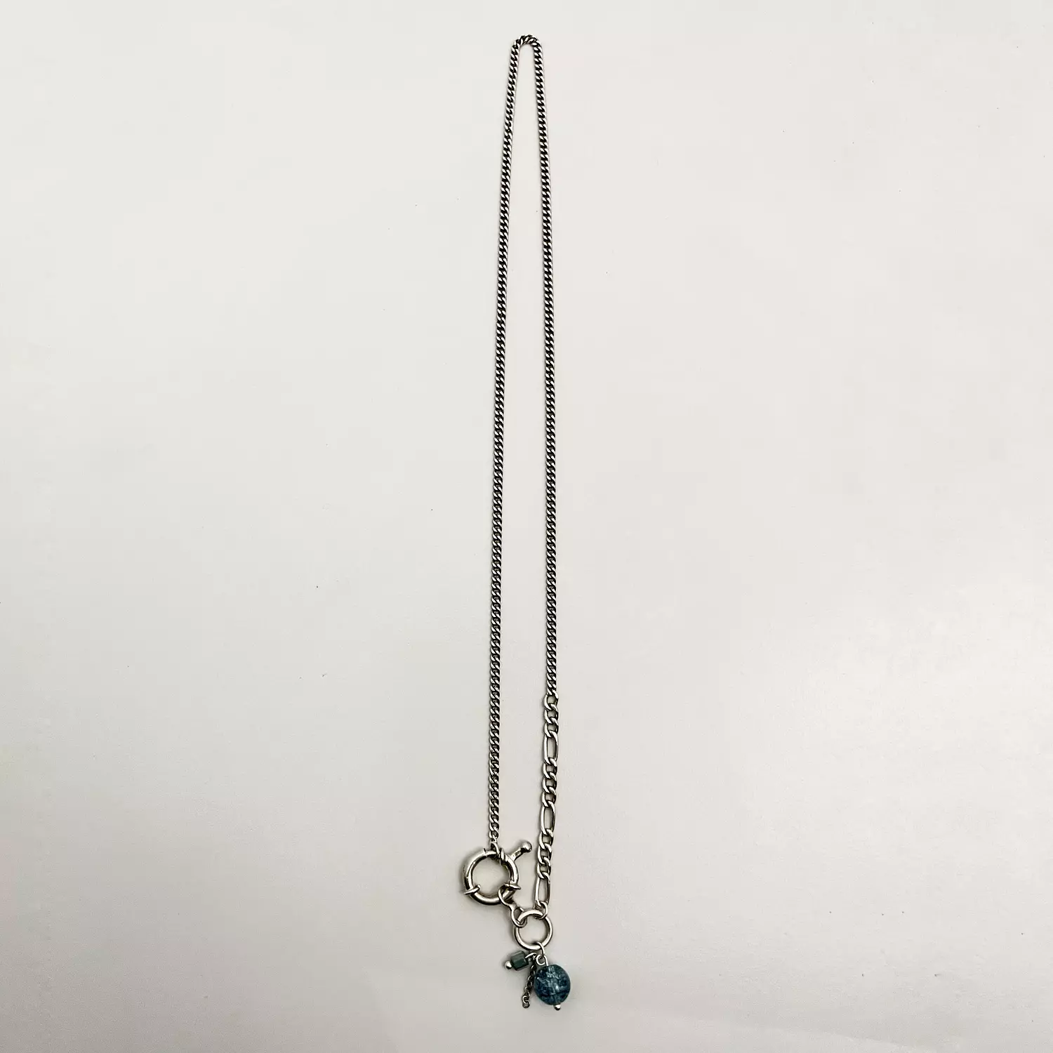 Blue quartz necklace  3