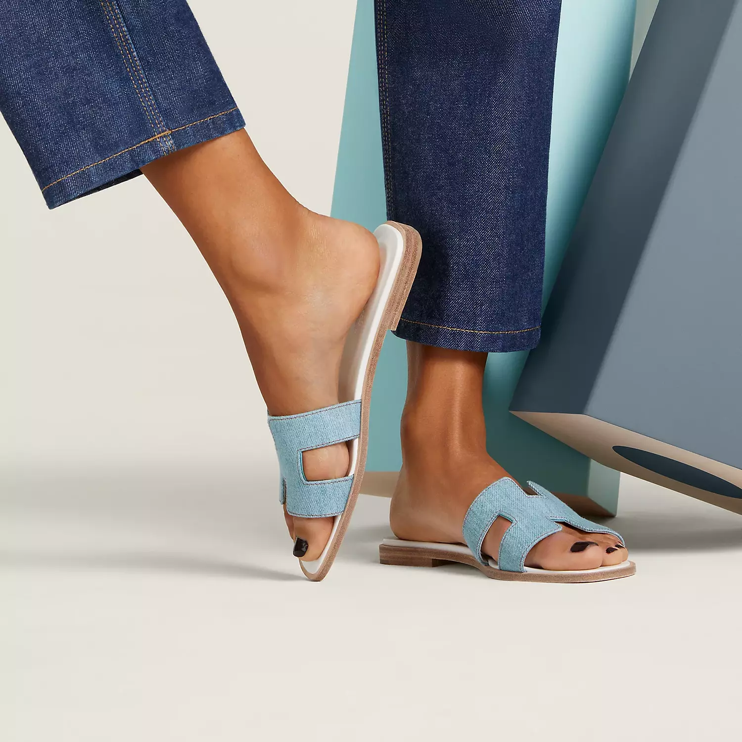 Hermes Oran bleu clair  1