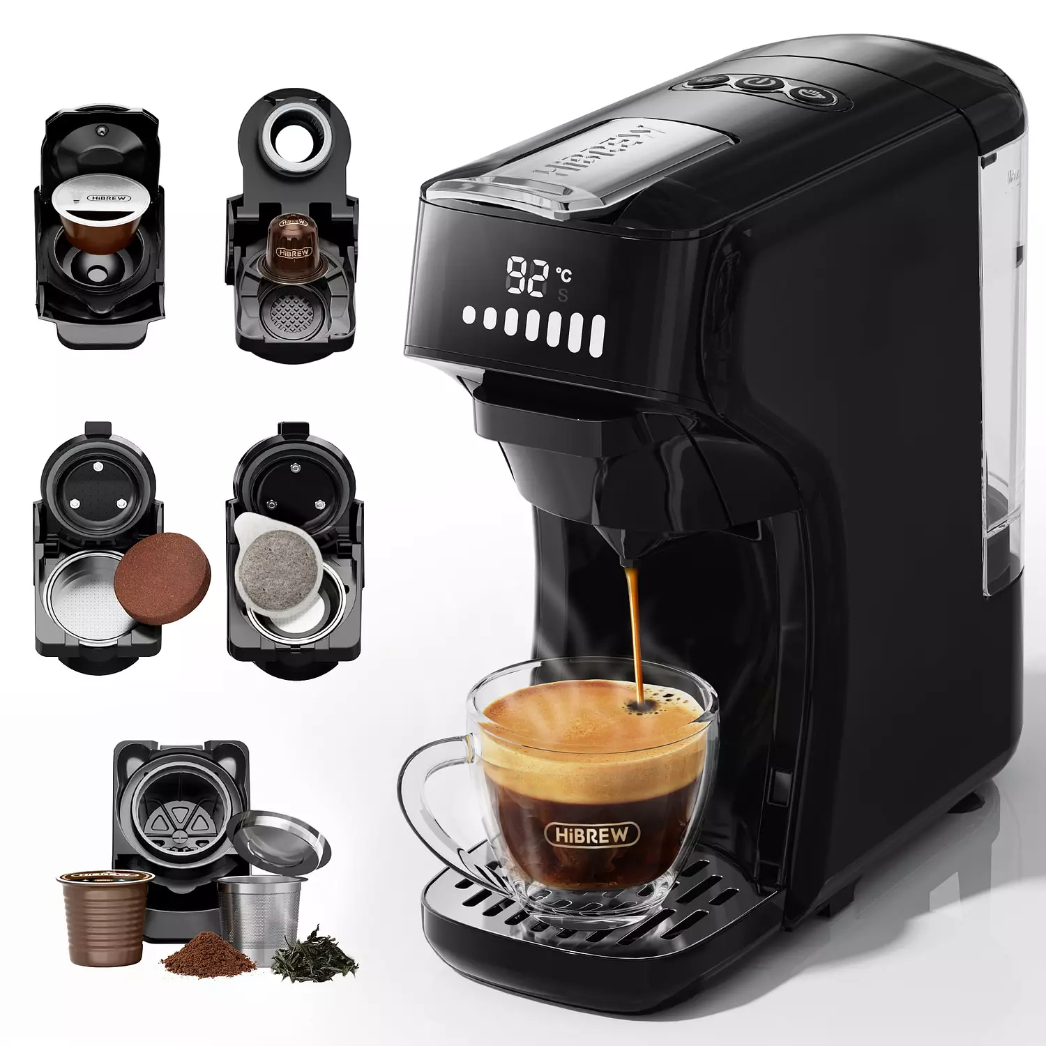 HiBREW 6in1 Capsule Coffee Machine Hot/Cold H1B 2 YEARS WARRANTY image