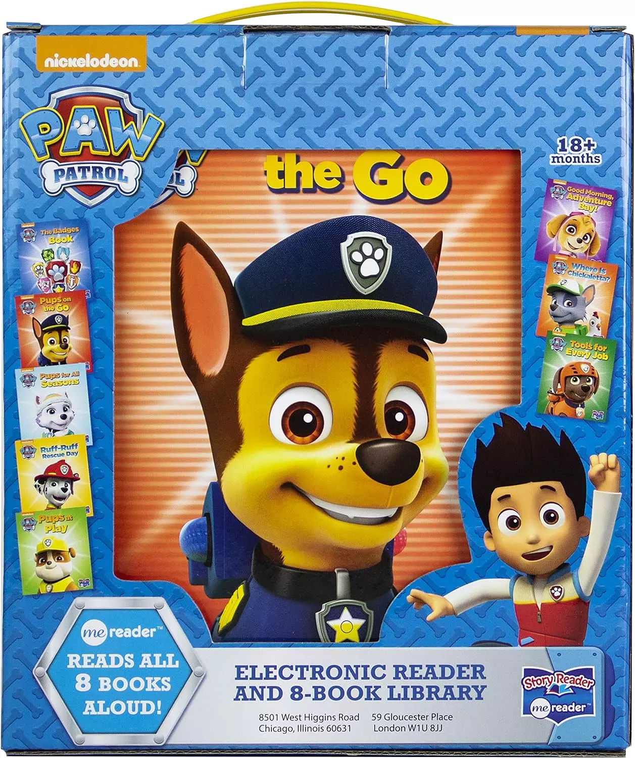 Nickelodeon Paw Patrol Chase, Skye, Marshall, and More! - Me Reader Electronic Reader and 8 Sound Book hover image