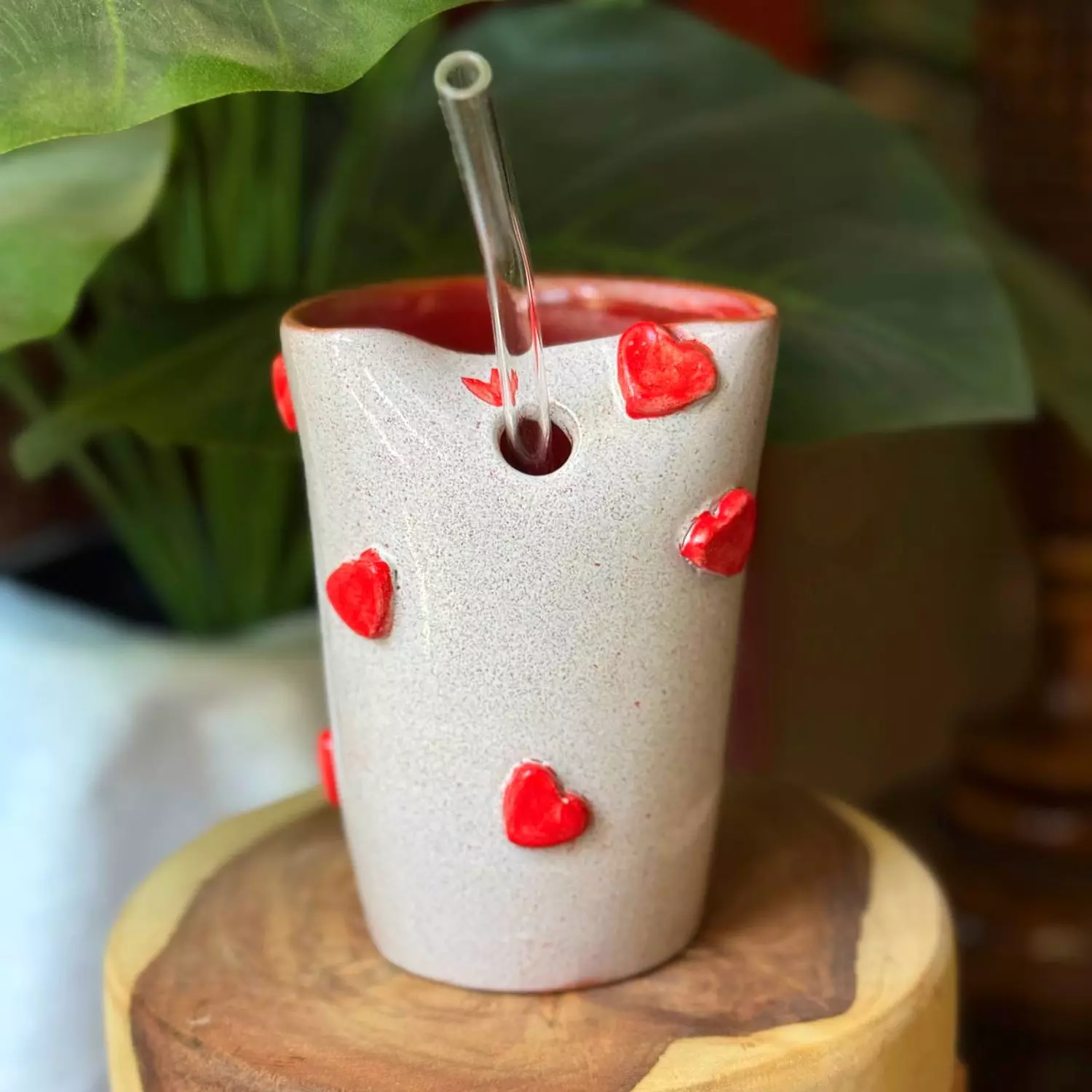 LOVE in the air straw cup 3