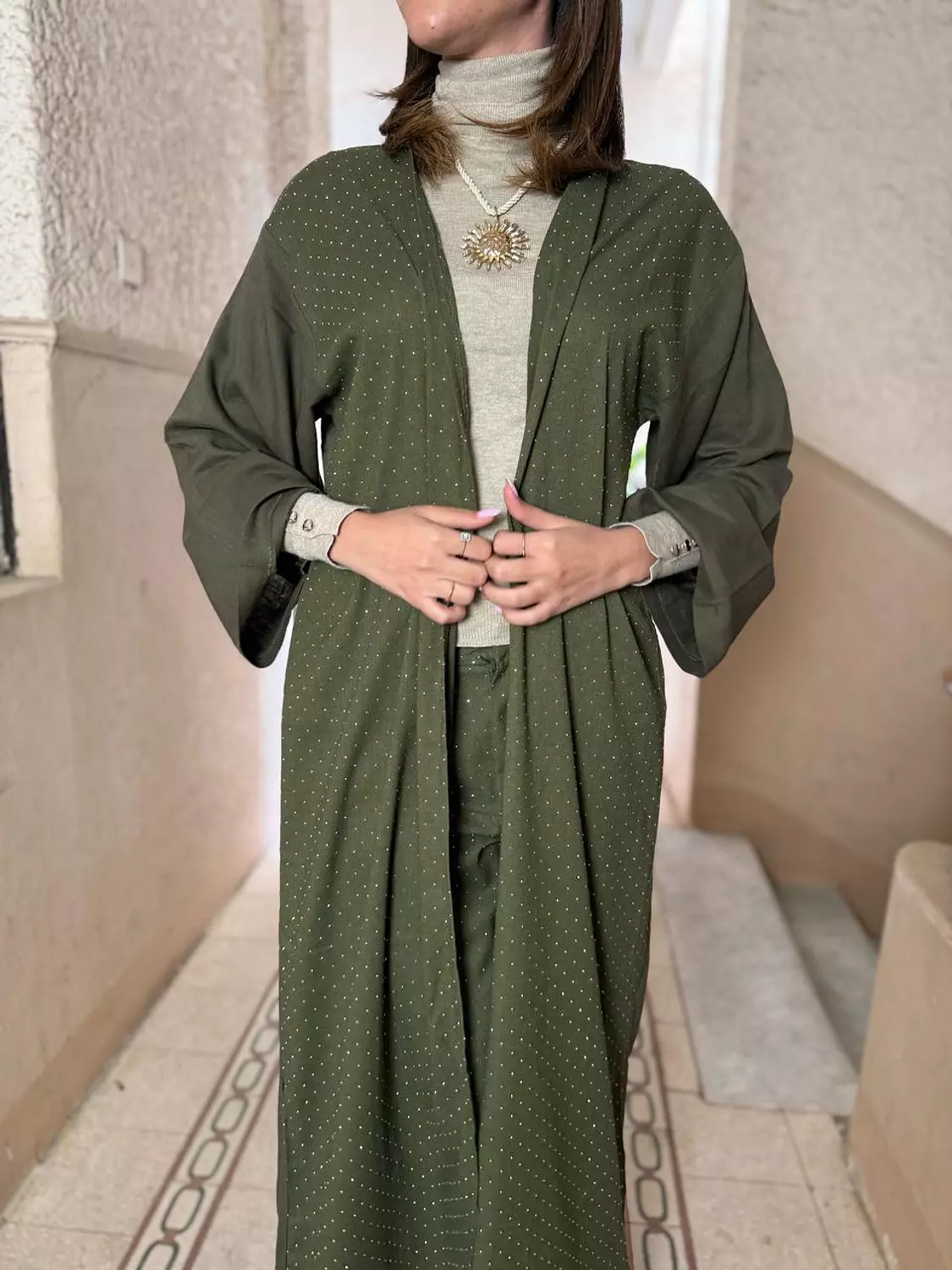Glittering Oasis set - Olive Green hover image