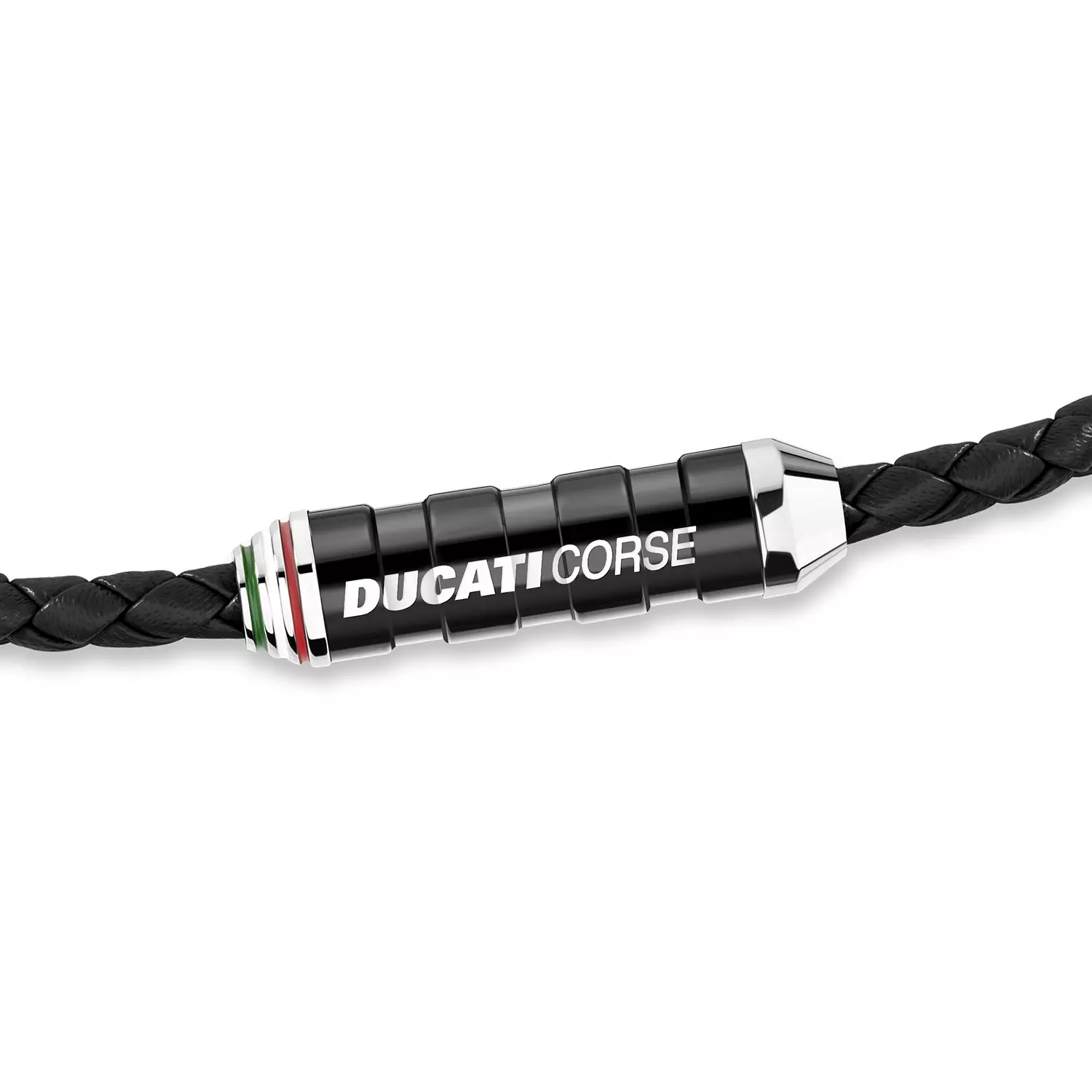 Ducati Corse DTAGB2137208 Black Bracelet Leather Braided 2