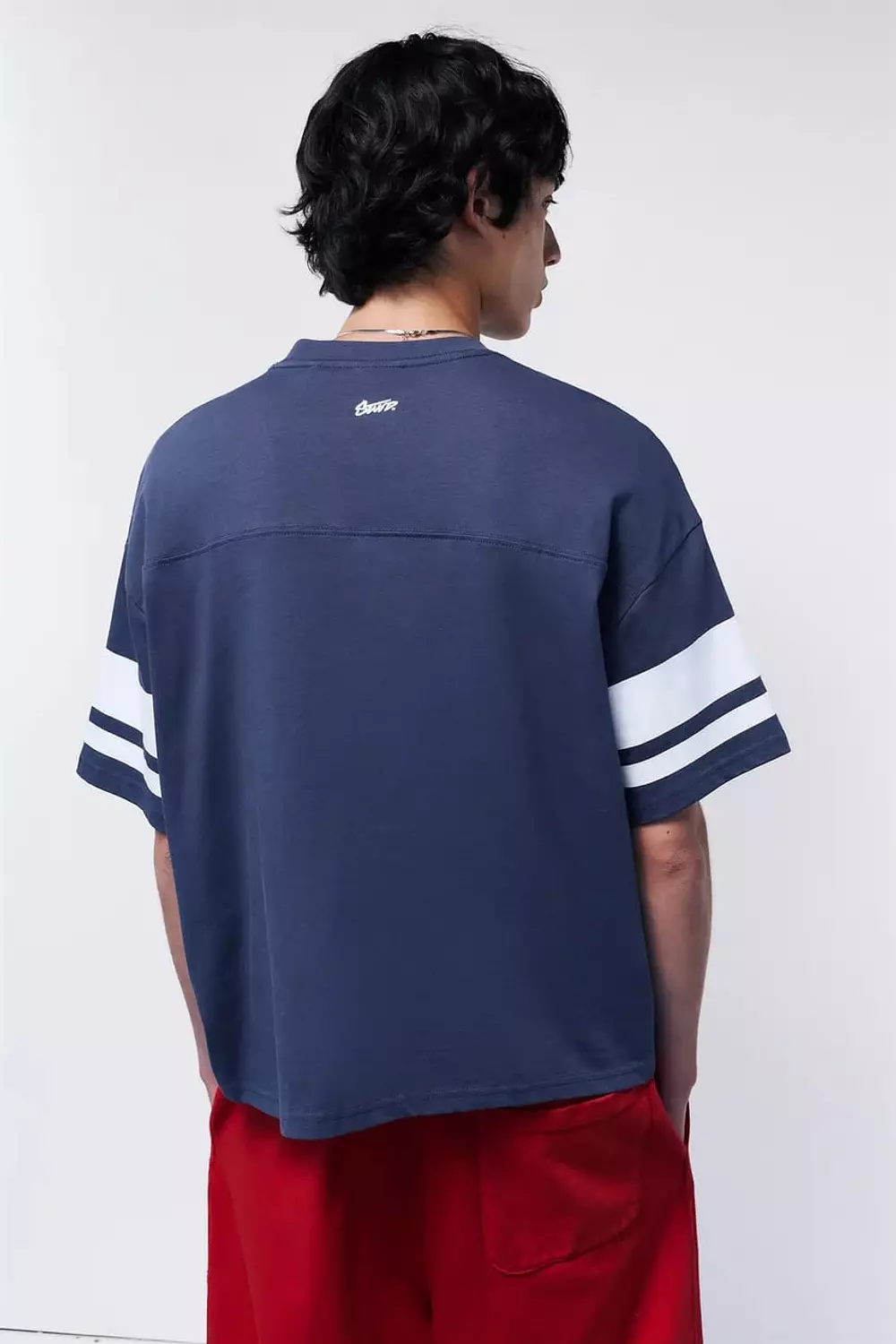 PULL&BEAR VARSITY 91 EMBROIDERED  T-SHIRT  1