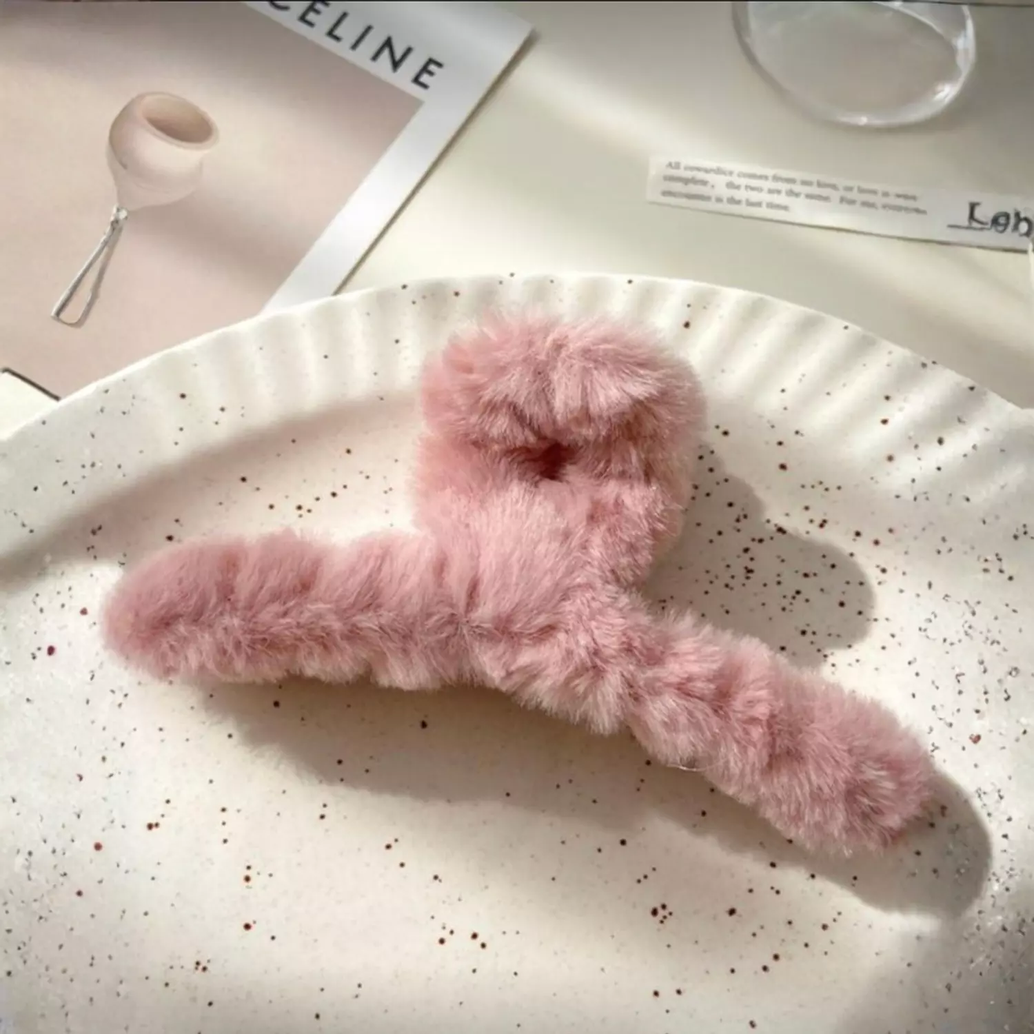 1 Pc Furry Claw Clips C 1