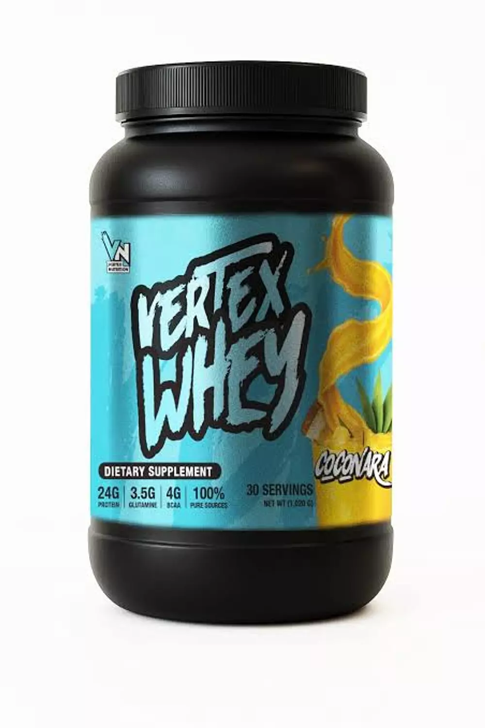 واي بروتين فيرتكس نيوترشن 900 جم – 30 جرعة – 24 جم بروتين | Vertex Nutrition Whey Protein 900g – 30 Servings – 24g Protein hover image