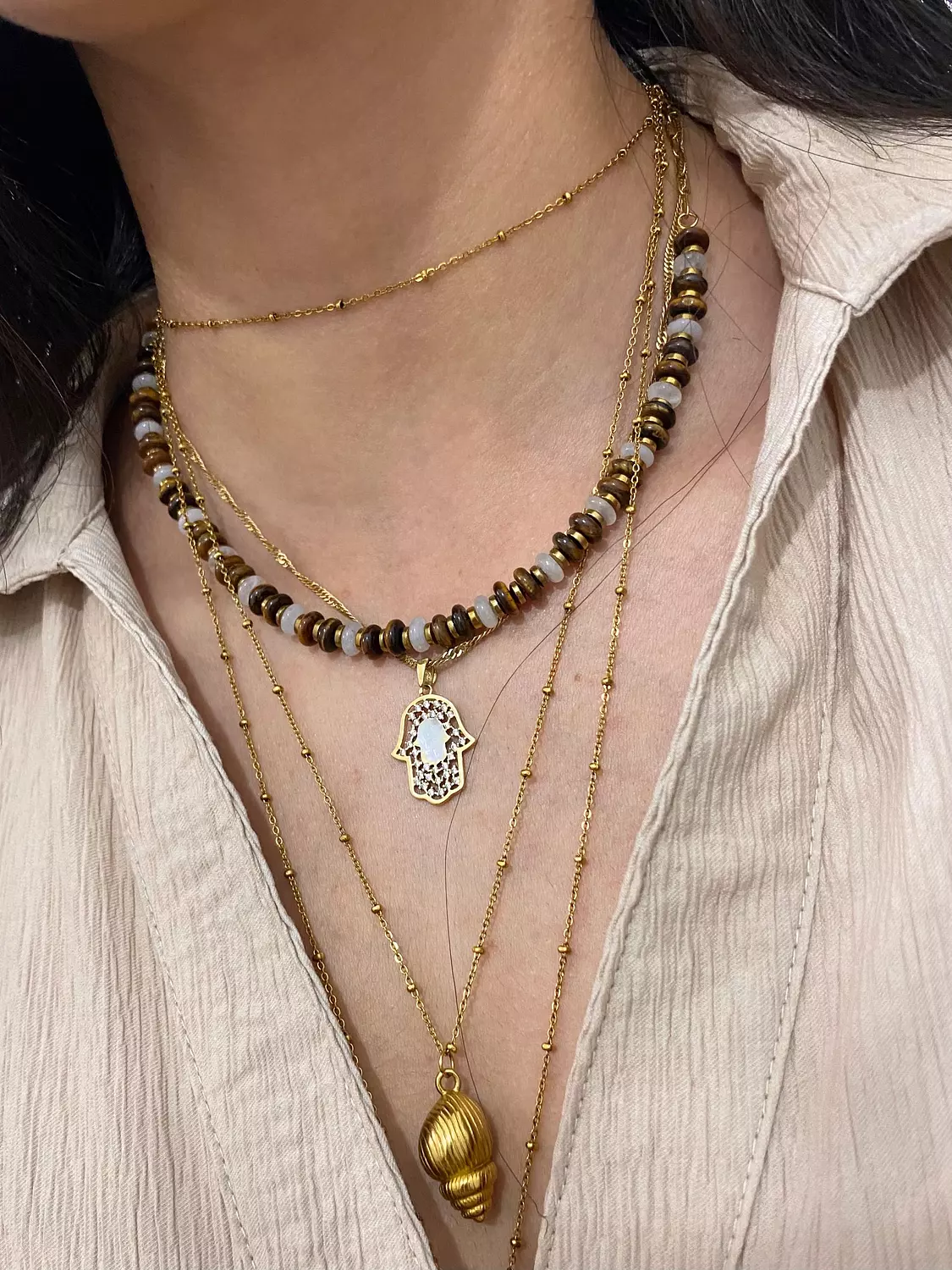 Wooden necklace  image