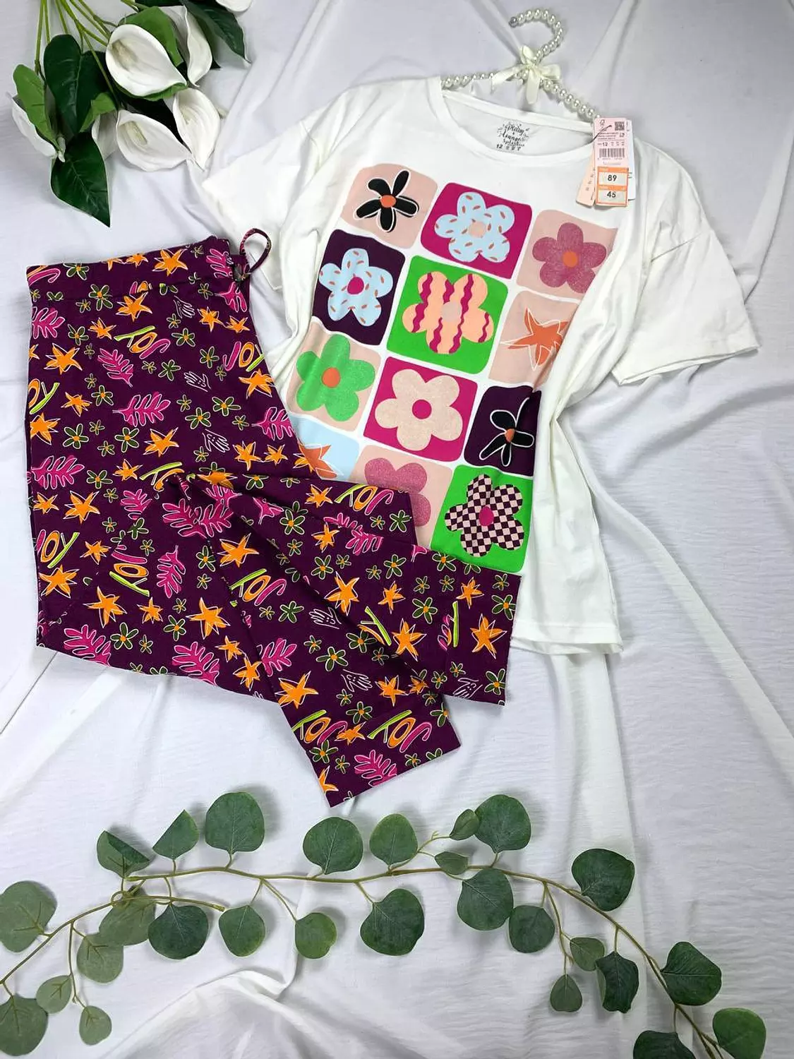 Pure cotton pijama set from Splash hover image