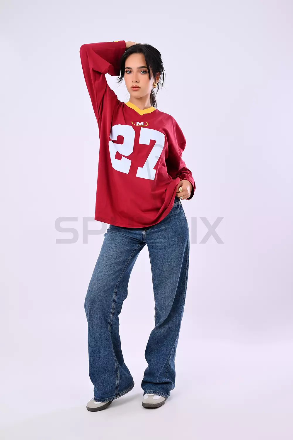 Casual Jersey Oversized T-Shirt  9