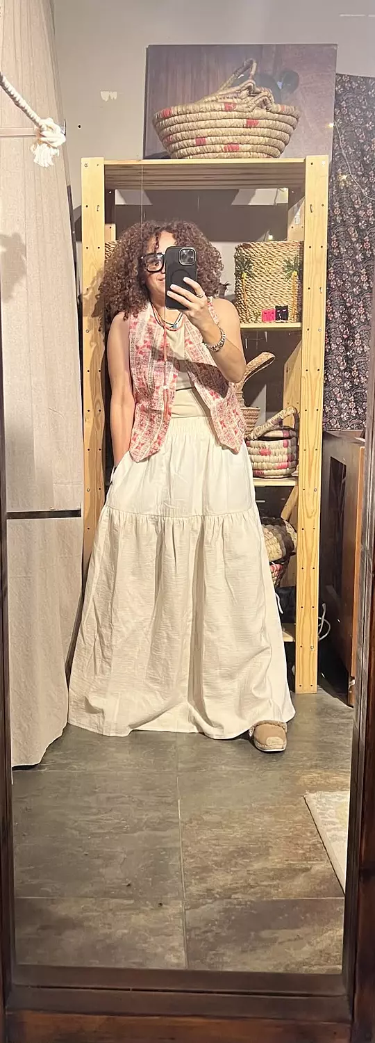 Linen sleeveless sirma vest image