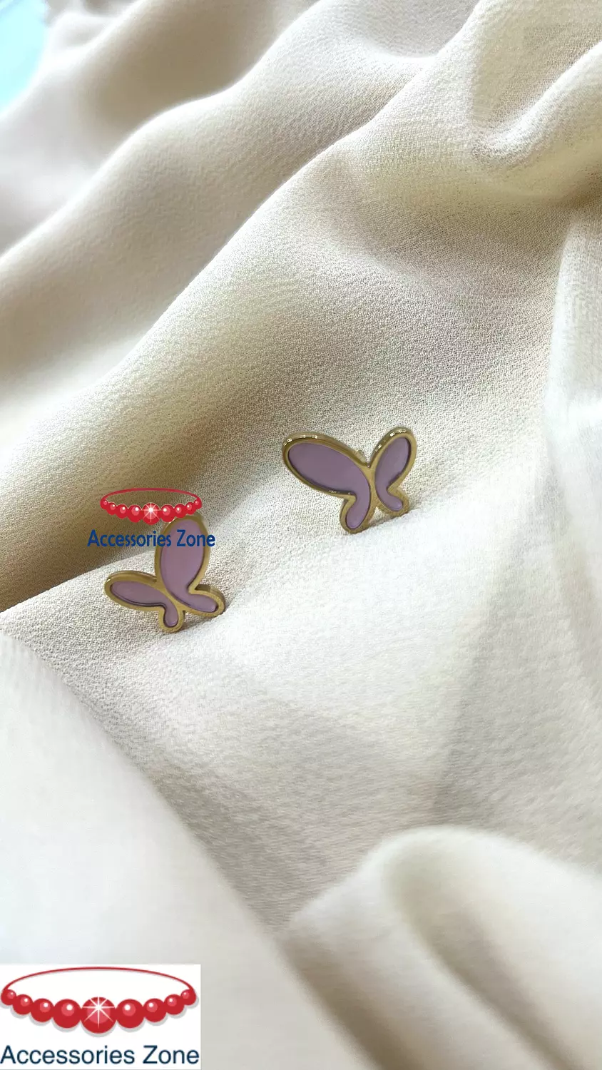 Pink butterfly 🦋 earring  1