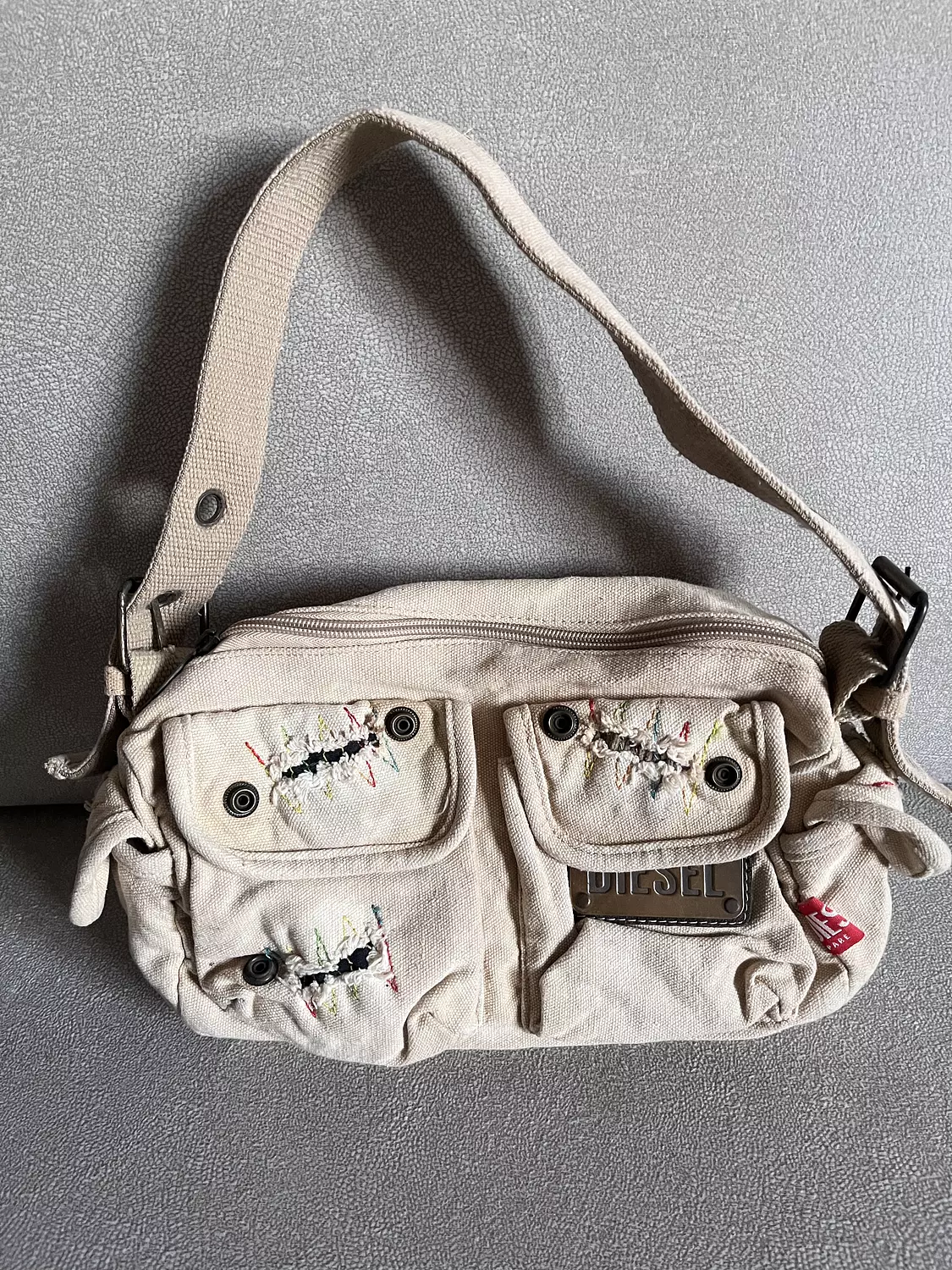 Perfect diesel beige shoulder bag 3