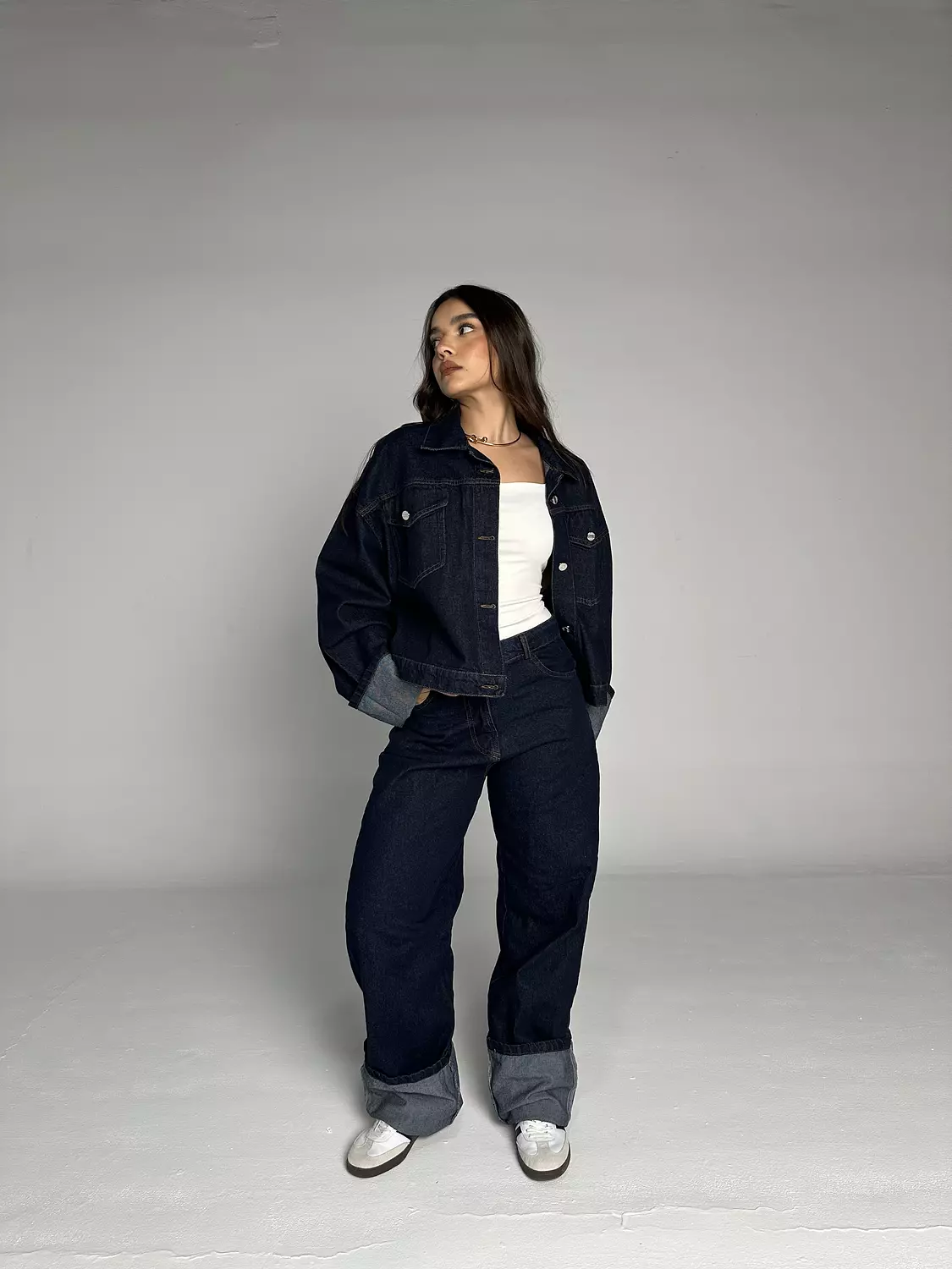 Dark Wash Denim Set 2