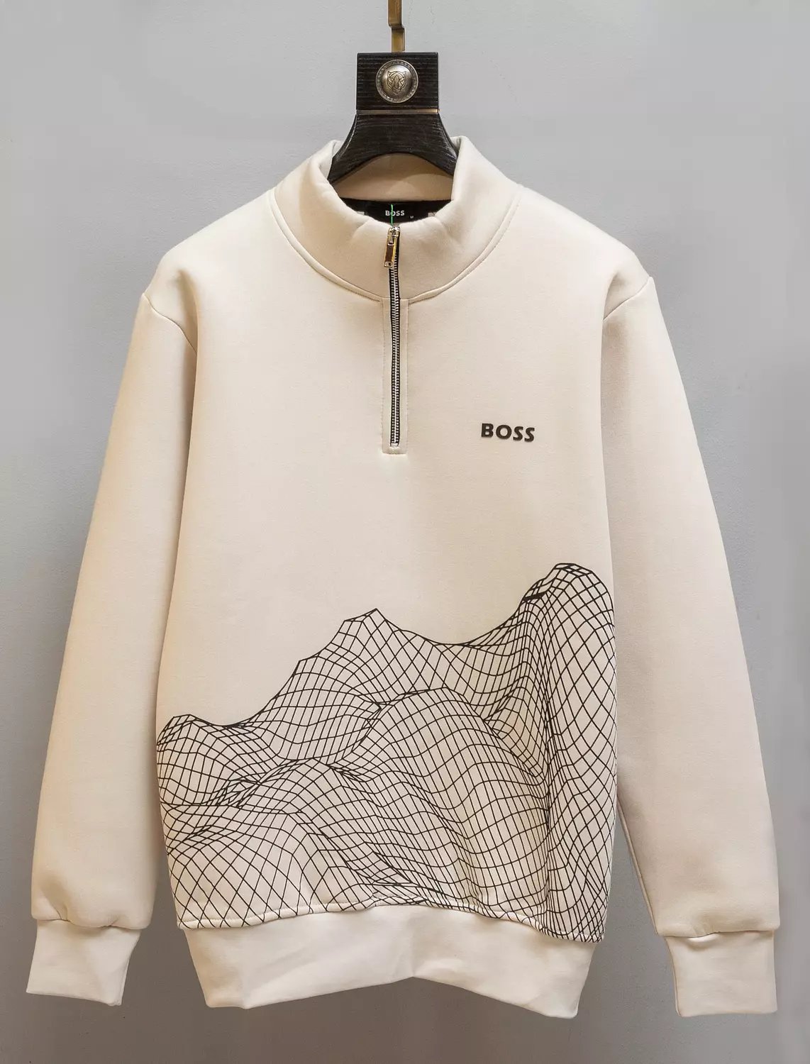 HUGO BOSS QUARTER ZIPPER HOODIE / 1551 3