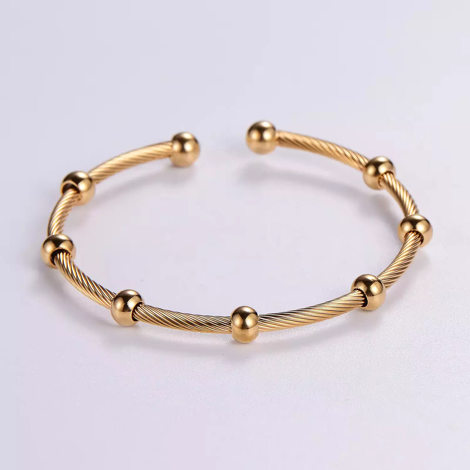 Wire beaded bangle 2