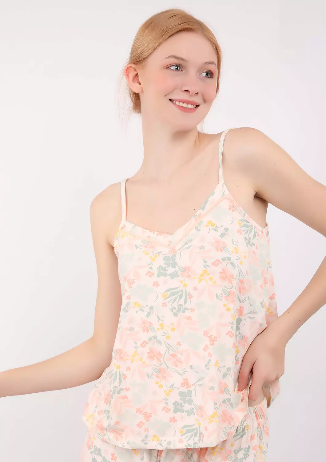 V127 SPRING WIND WHISPERS FULL-LENGTH PANTS PAJAMA SET 2