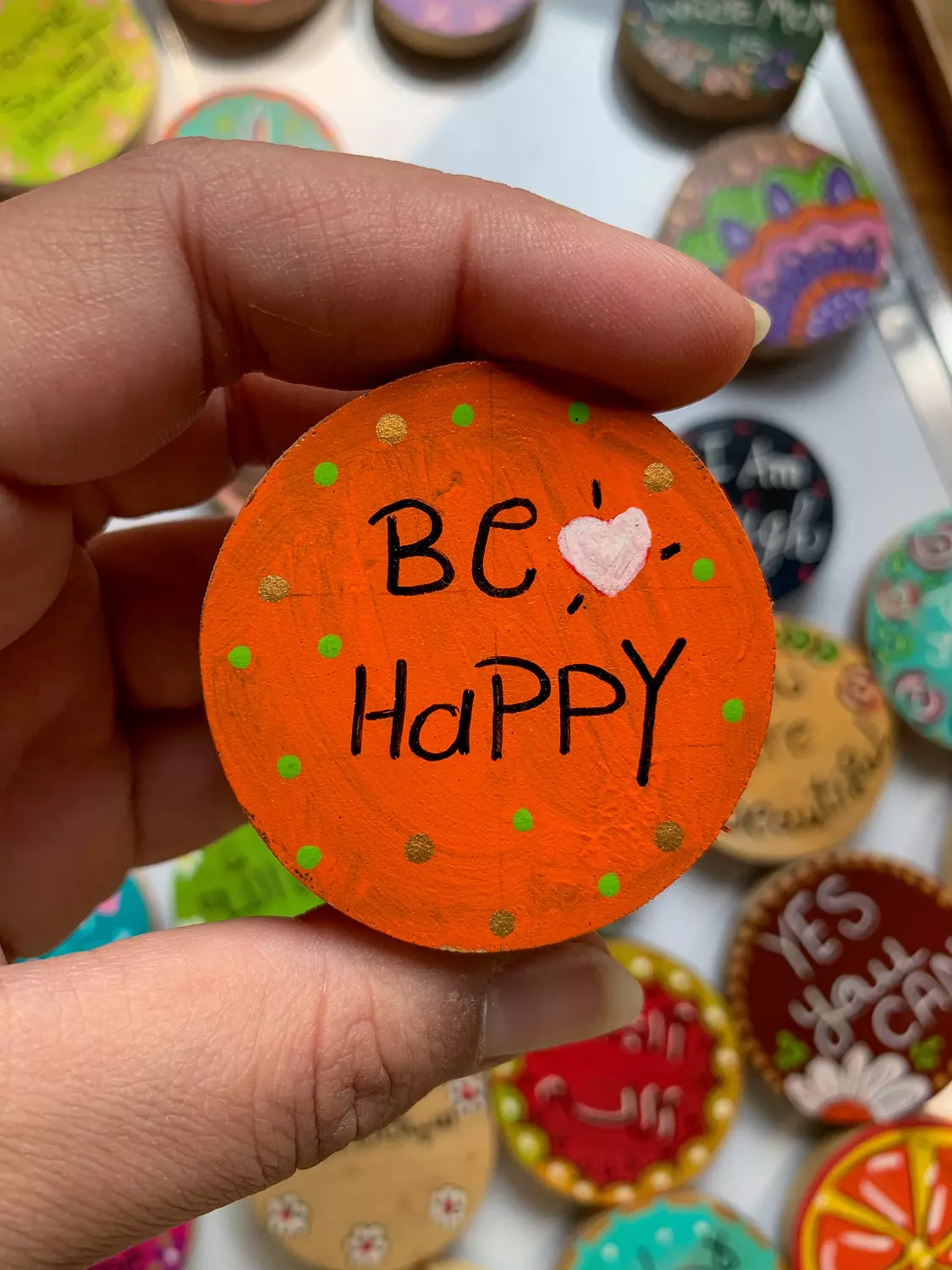 Be Happy Magnet ( By Order ) image