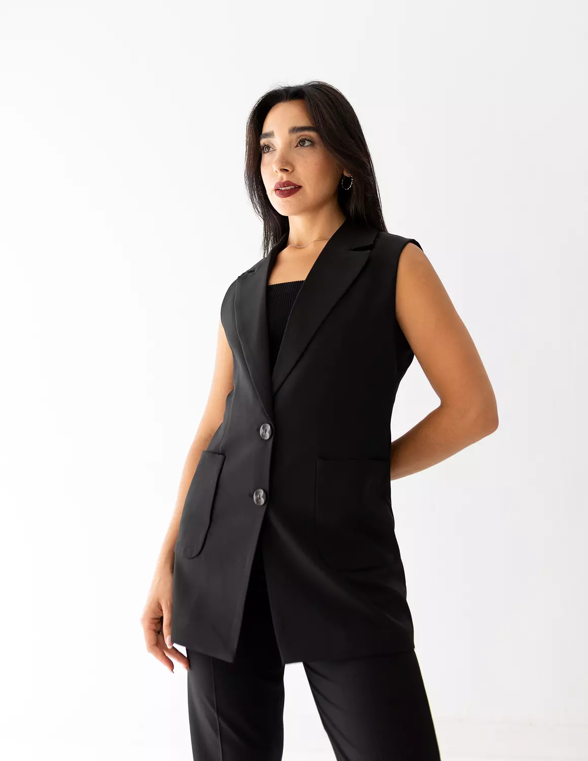 <p>Long Vests</p>