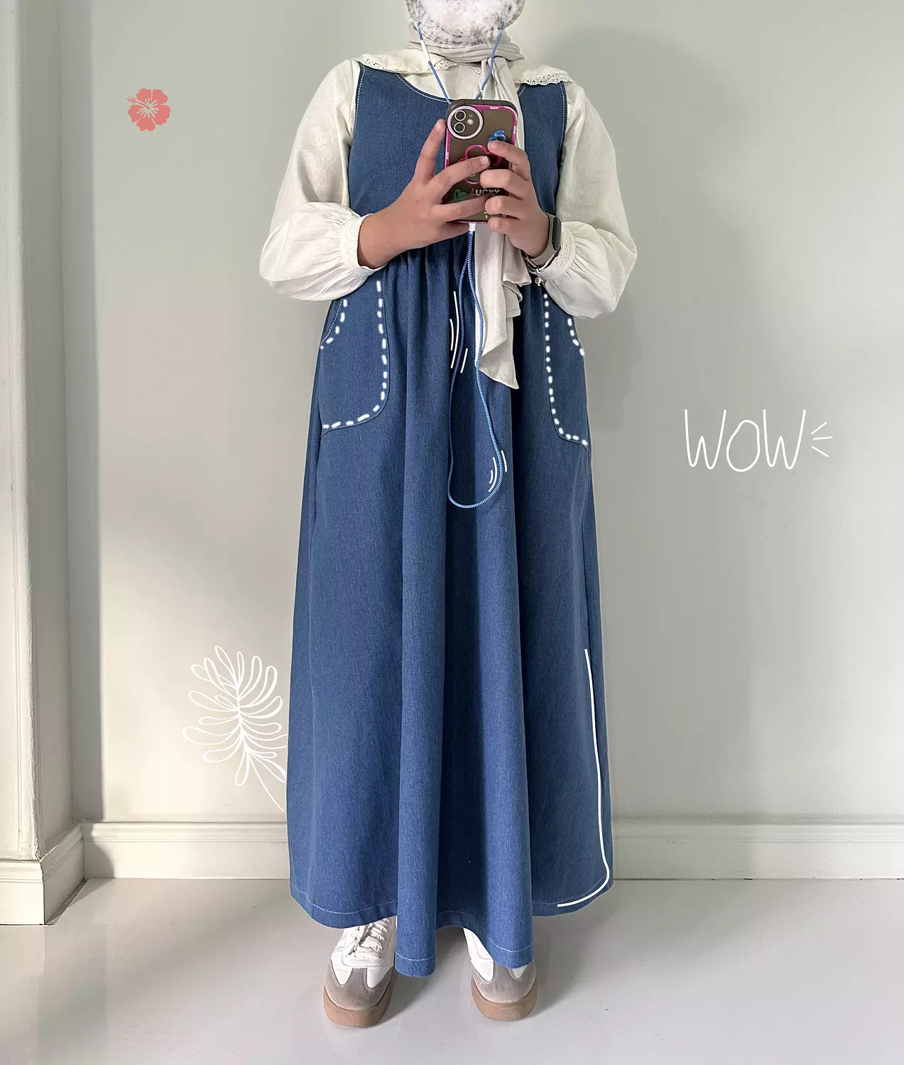 Denim dress (T)  3