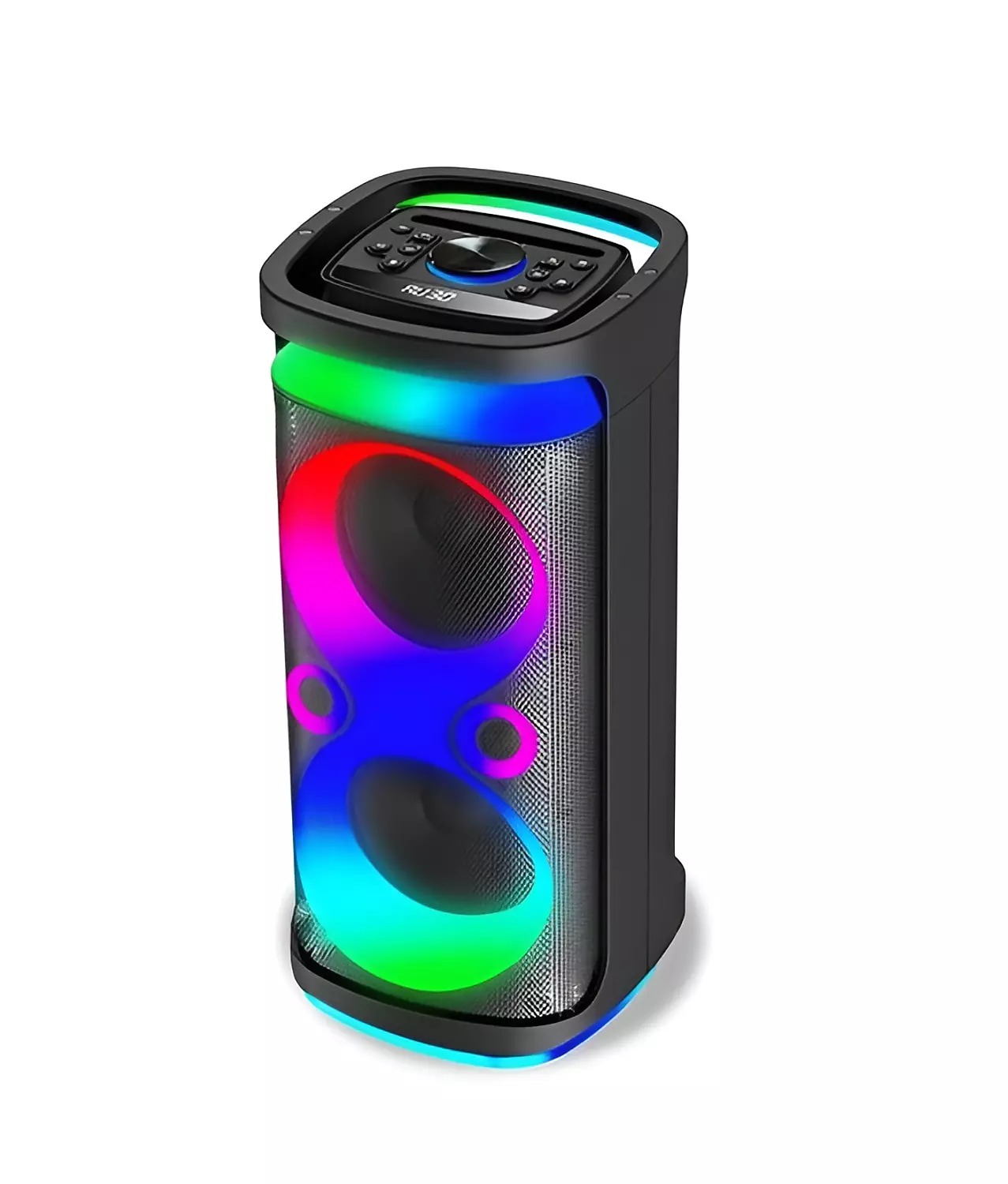VOVO Double 8-Inch Party Speaker 40W- V-2870 with Mic & Remote hover image