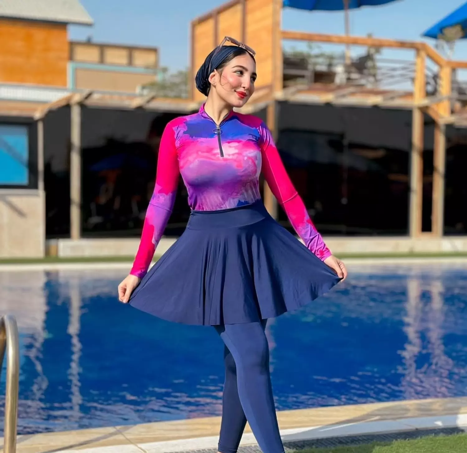 Lilac pink Burkini 🩷💙 2