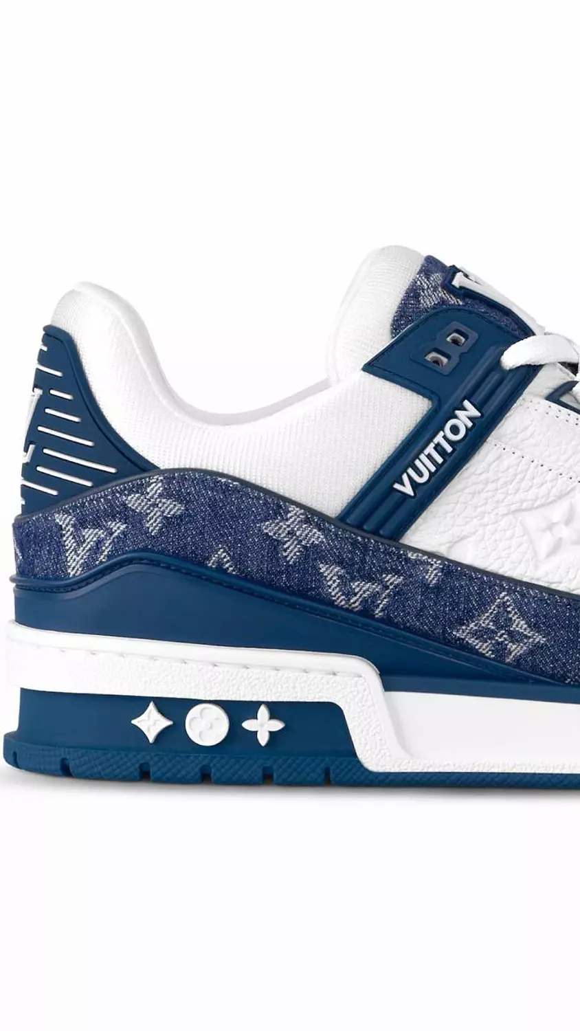Louis Vuitton Trainer Blue 5