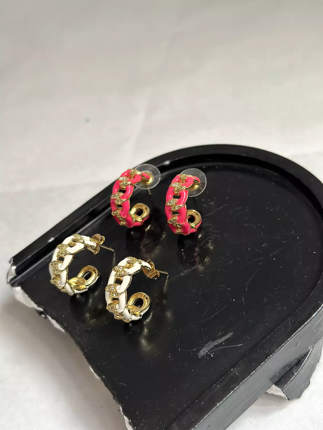 Braided summer hoops image