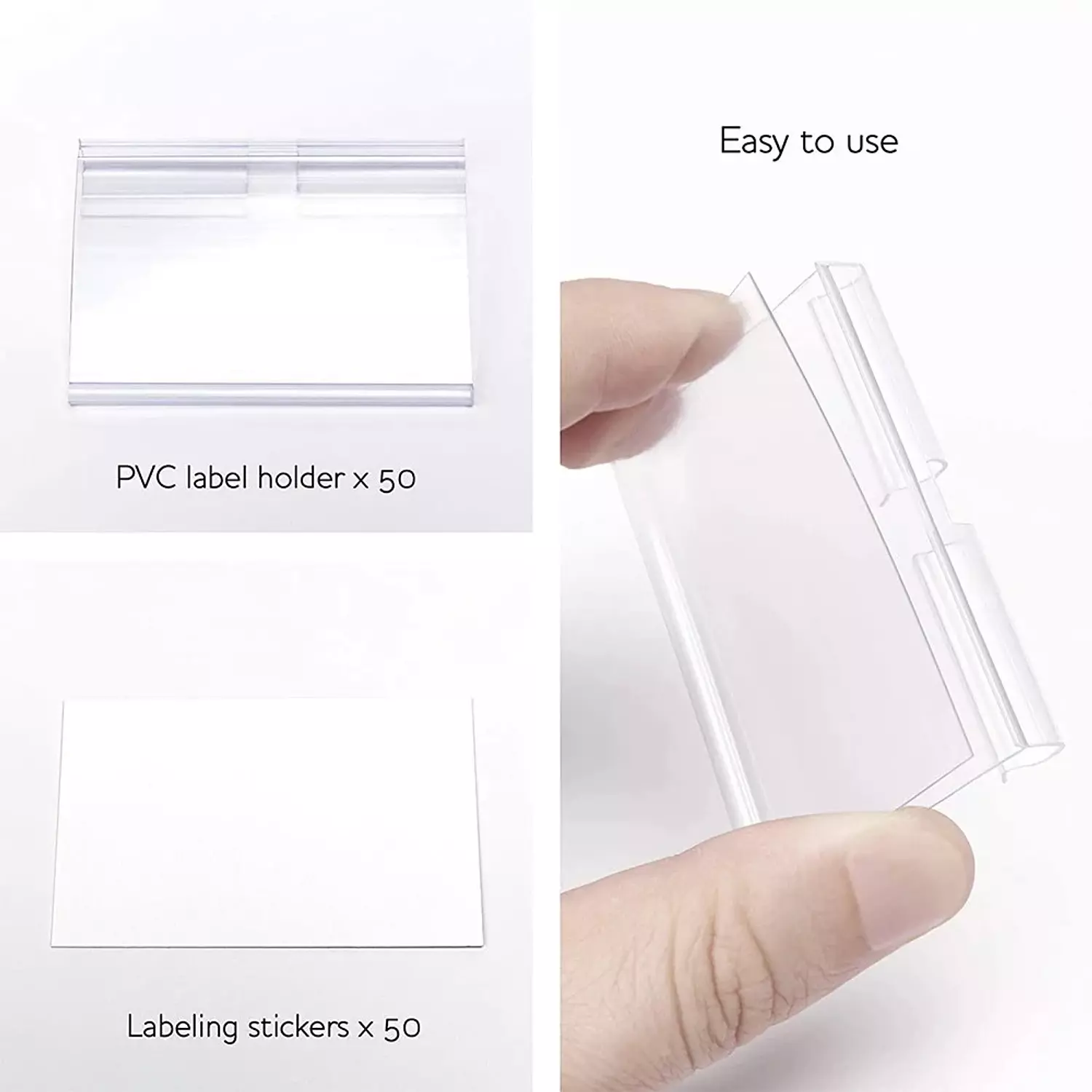 PVC Labels for Multible Use- set of 6 | Make Room