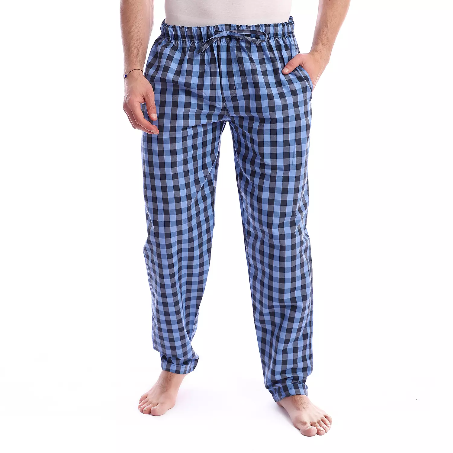 Shorto Pajama Pants - Blue * Black - 4042 image