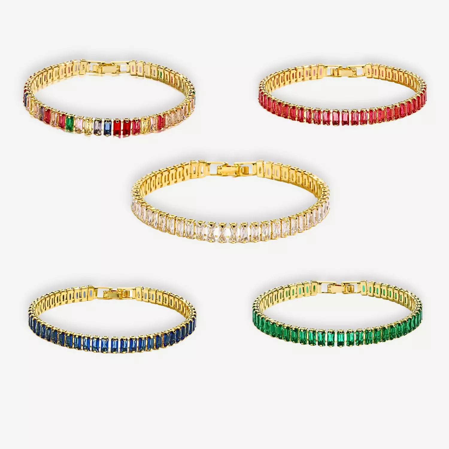 Baguette Tennis bracelet  image