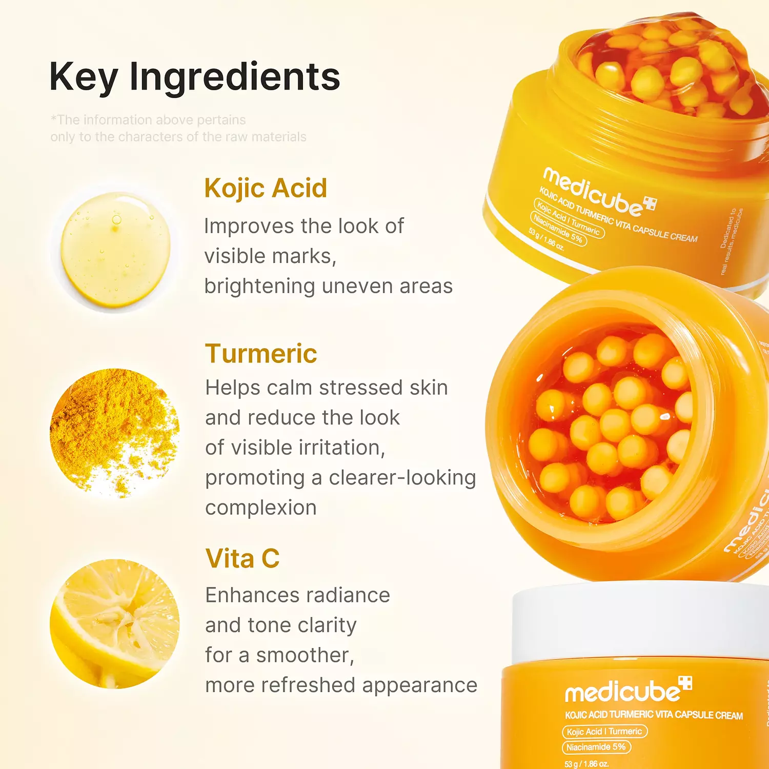 Medicube - Kojic Acid Turmeric Vita Capsule Cream 2