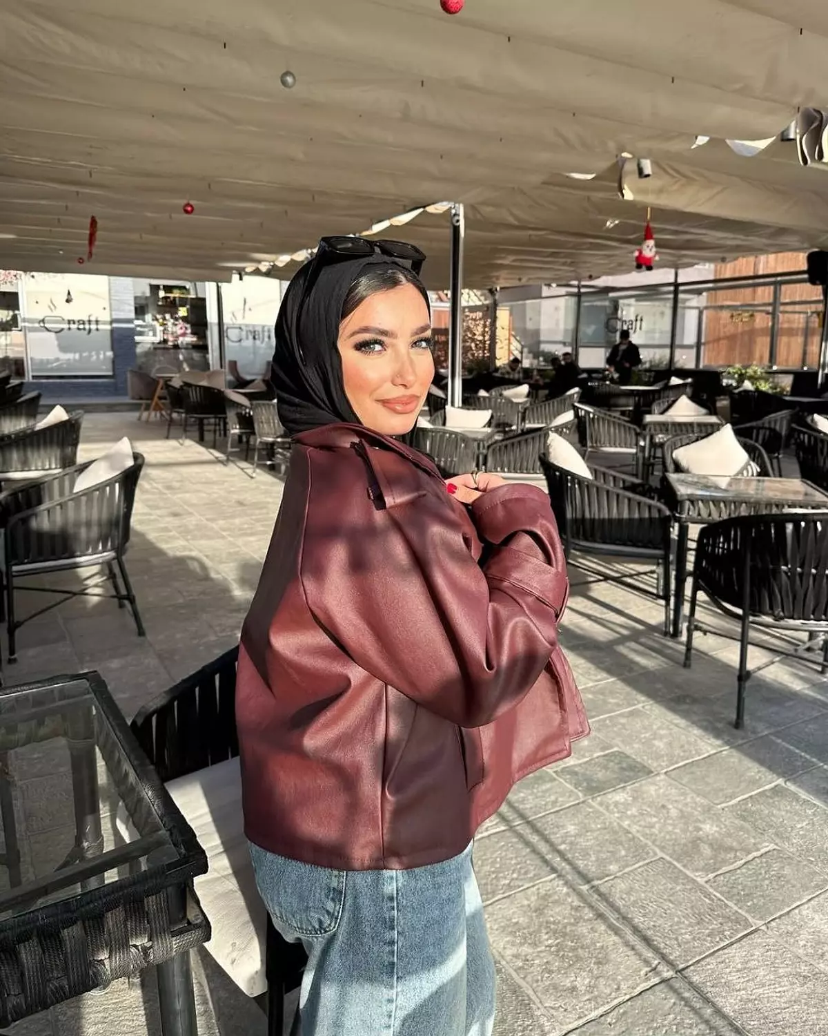 Cropped leather jacket  5