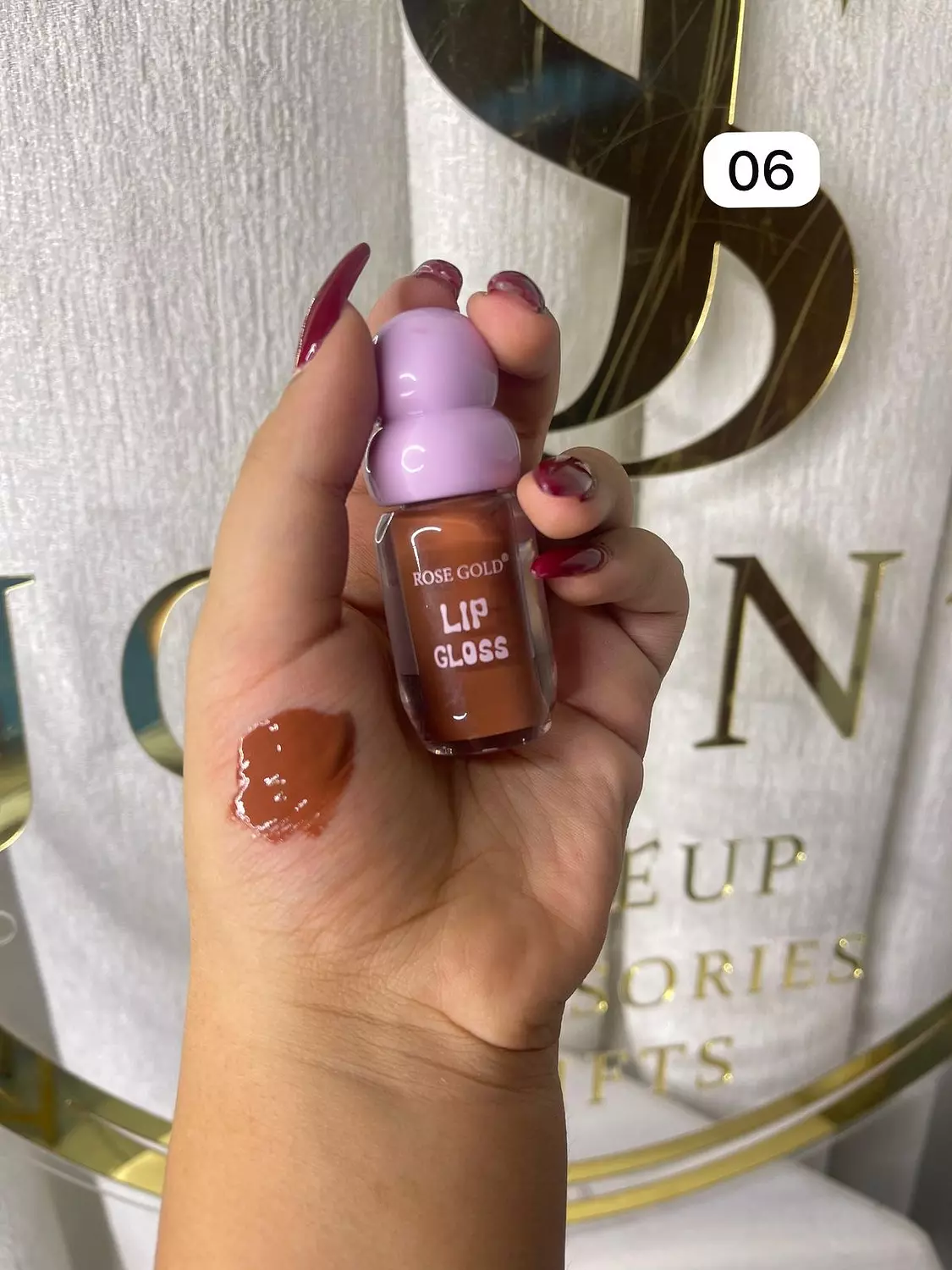 Lip gloss Rose gold  6