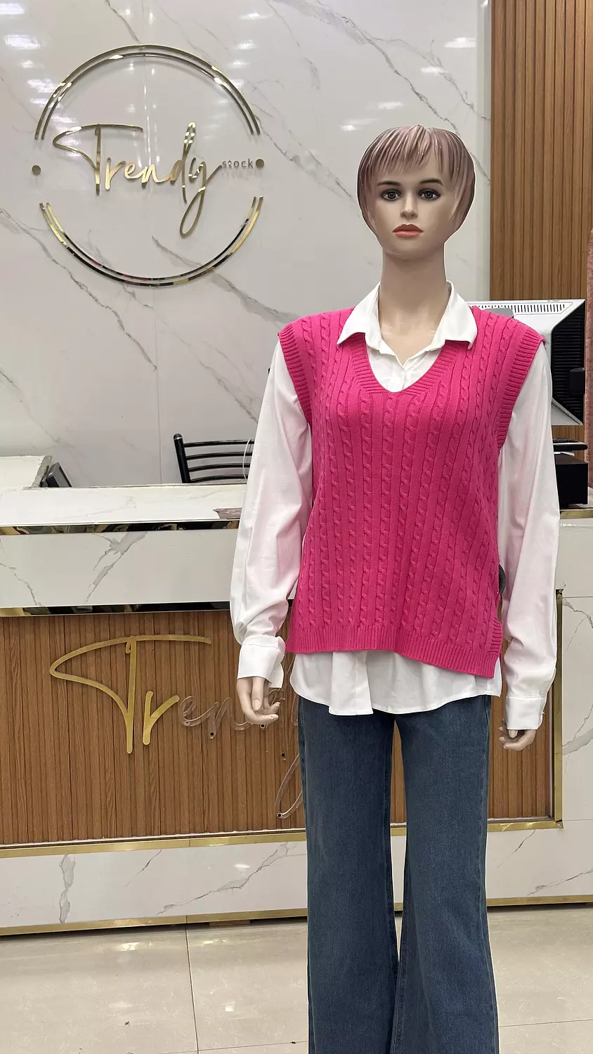 V-neck Sweater Vest 12