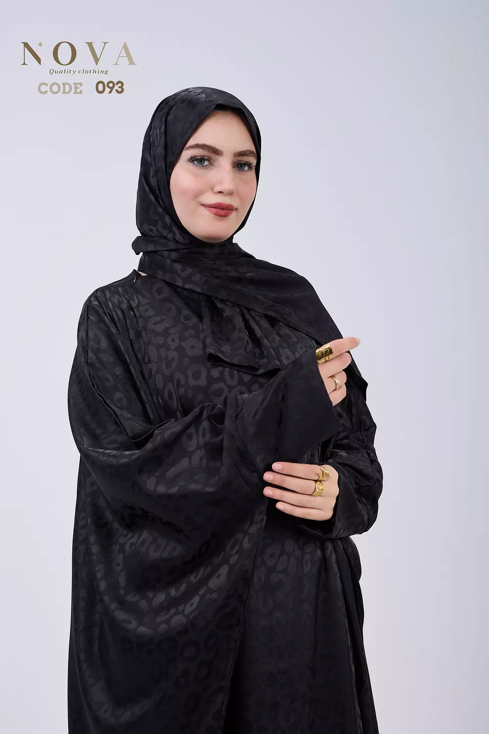 Black Jacquard Butterfly 5