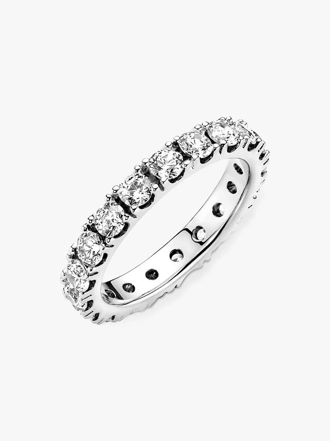 Sparkling Row Eternity Ring 2