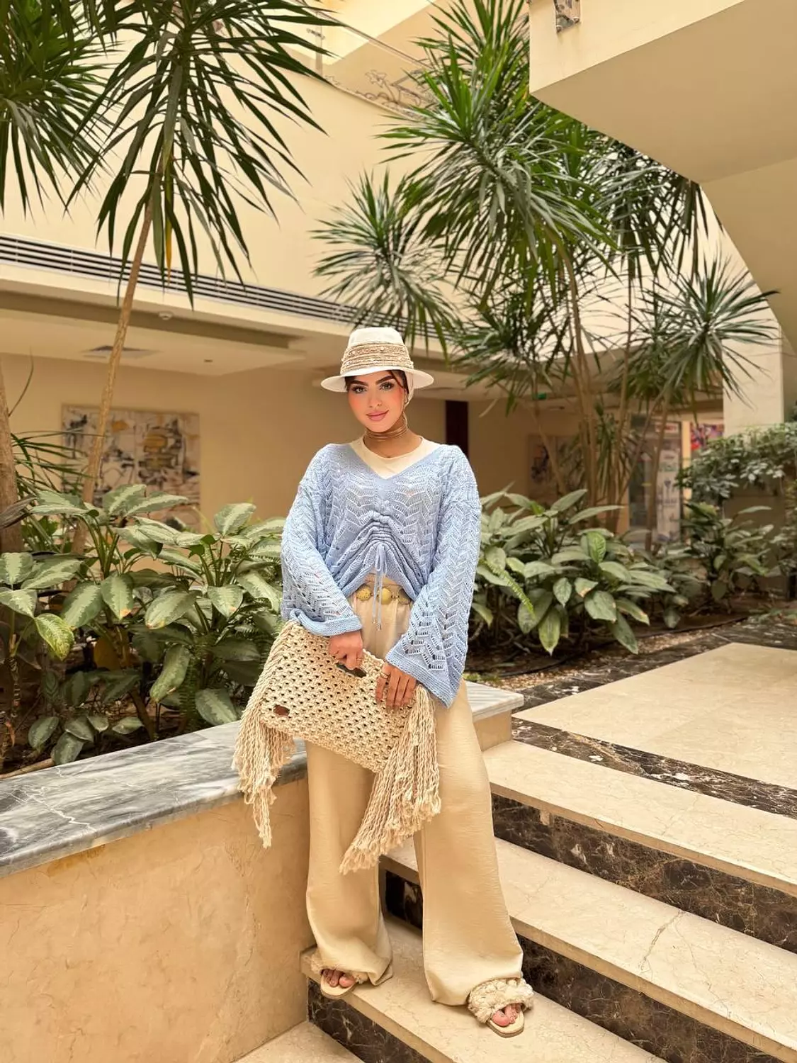 Tight knitted blouse 8