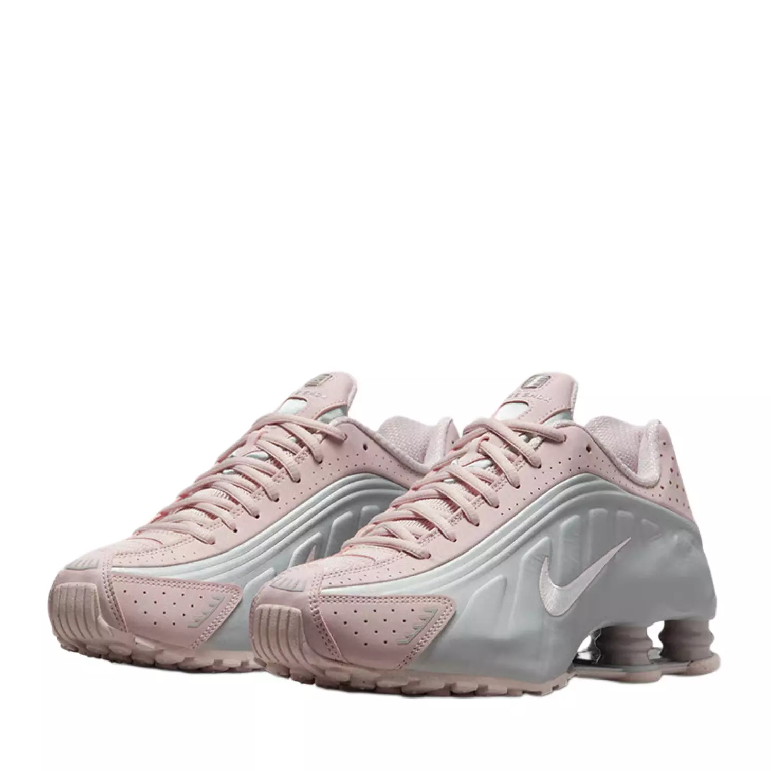 Nike Shox R4 Barely Rose/Mtlc Platinum hover image