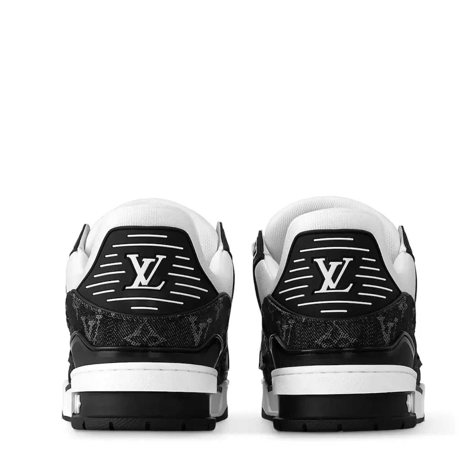Louis Vuitton LV Trainer White Black hover image