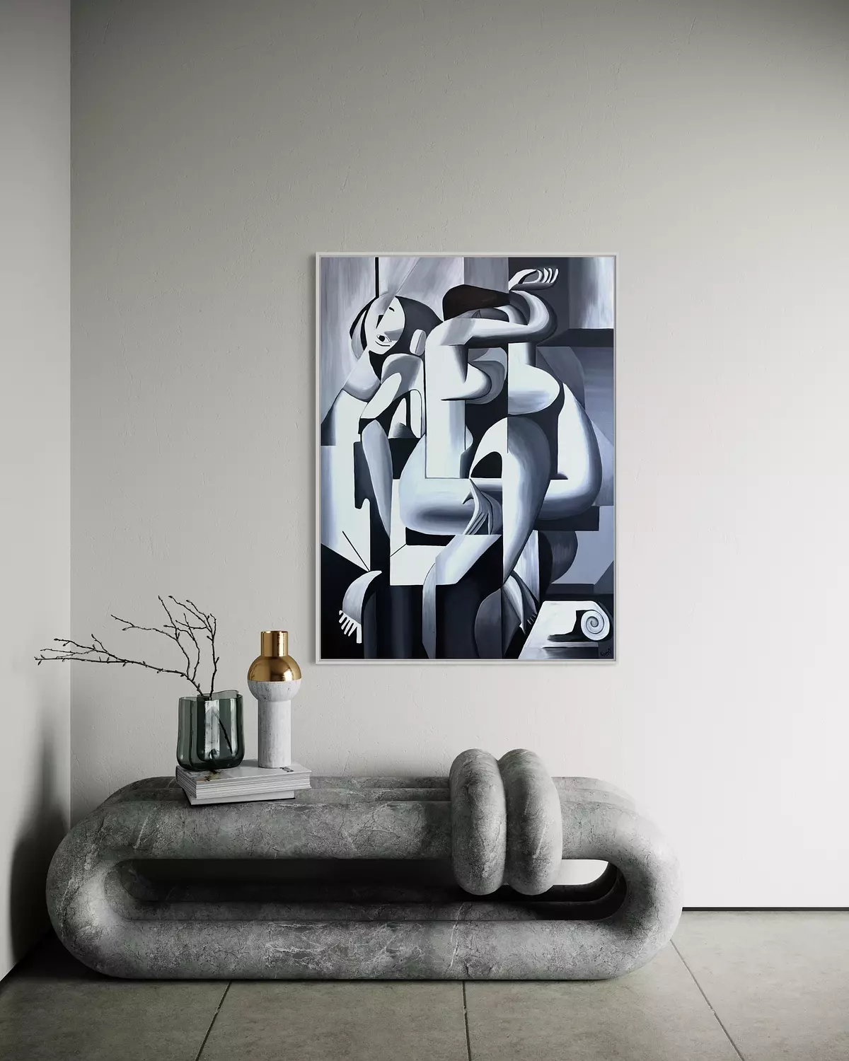Cubist couple  2