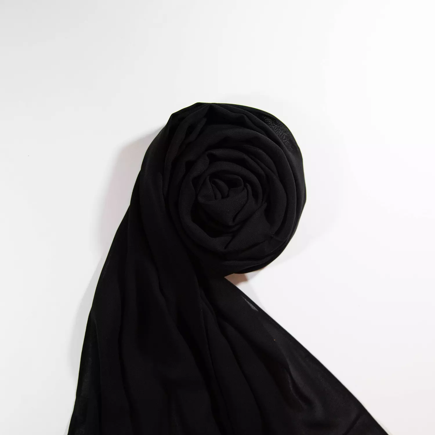 Black Chiffon Hijabs image