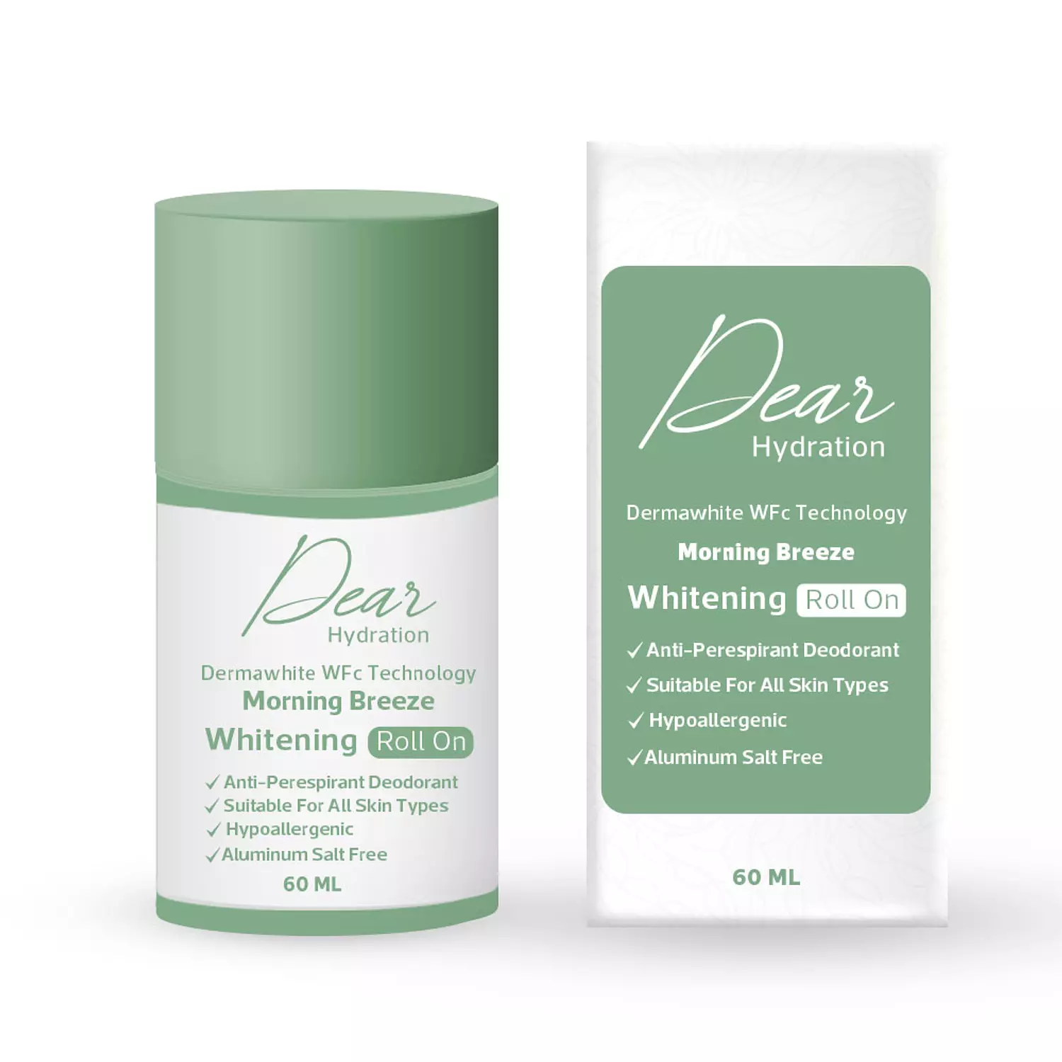 Dear deodorant and antiperspirant and whitening for underarms morning breeze - 60 ML image