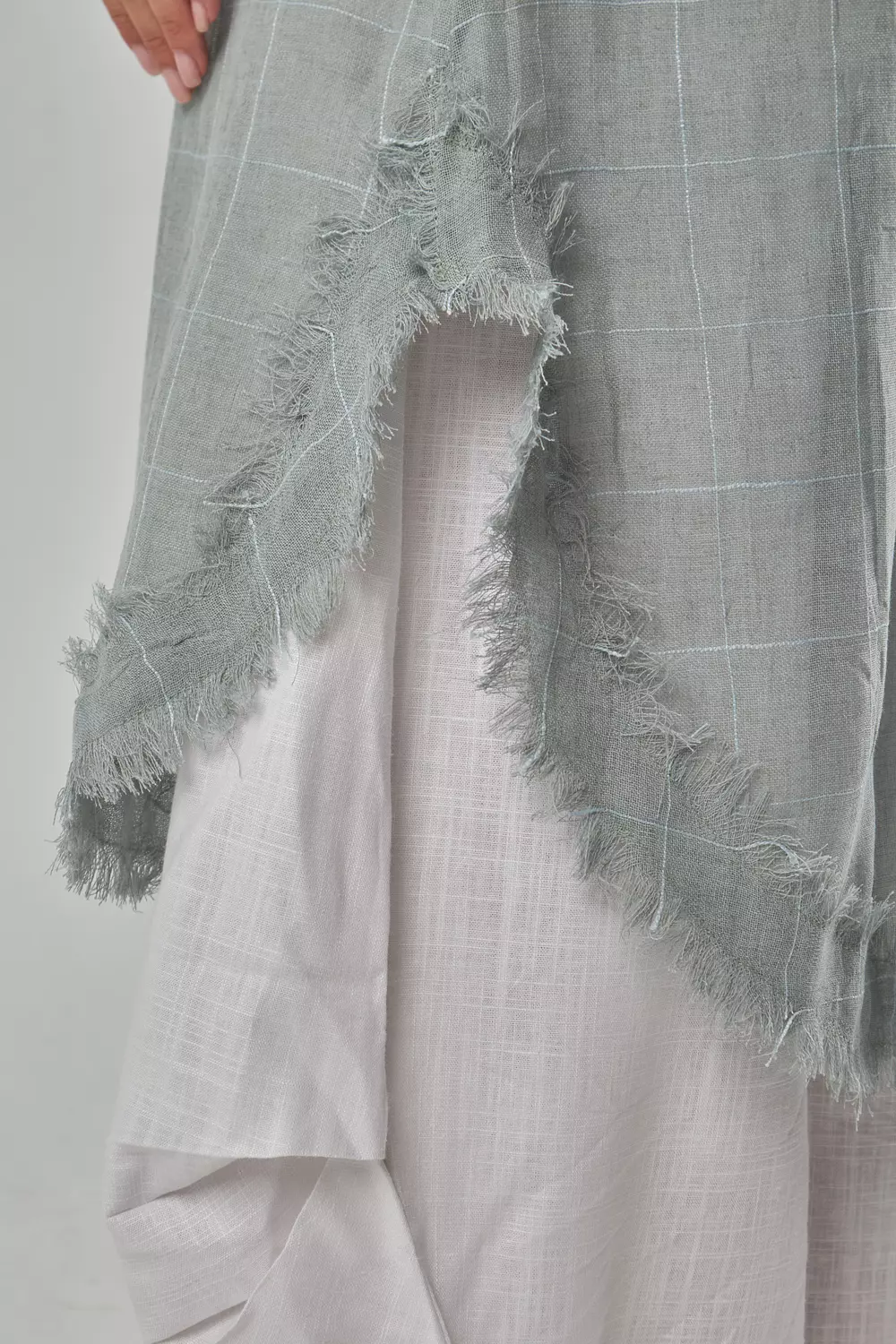 Mesh Linen Mint Shirt  4