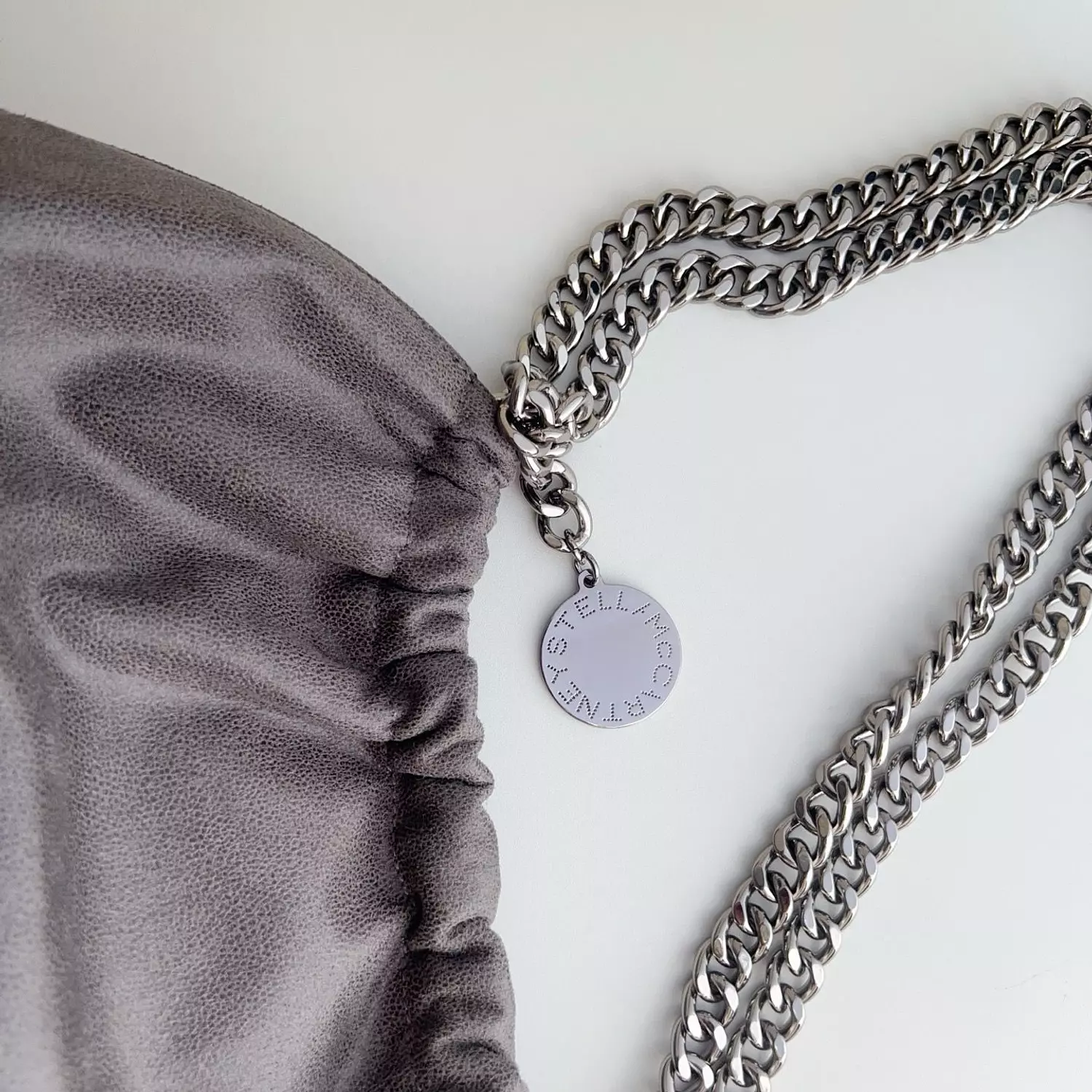 STELLA MCCARTNEY  Falabella Chain Shoulder Bag - grey 4