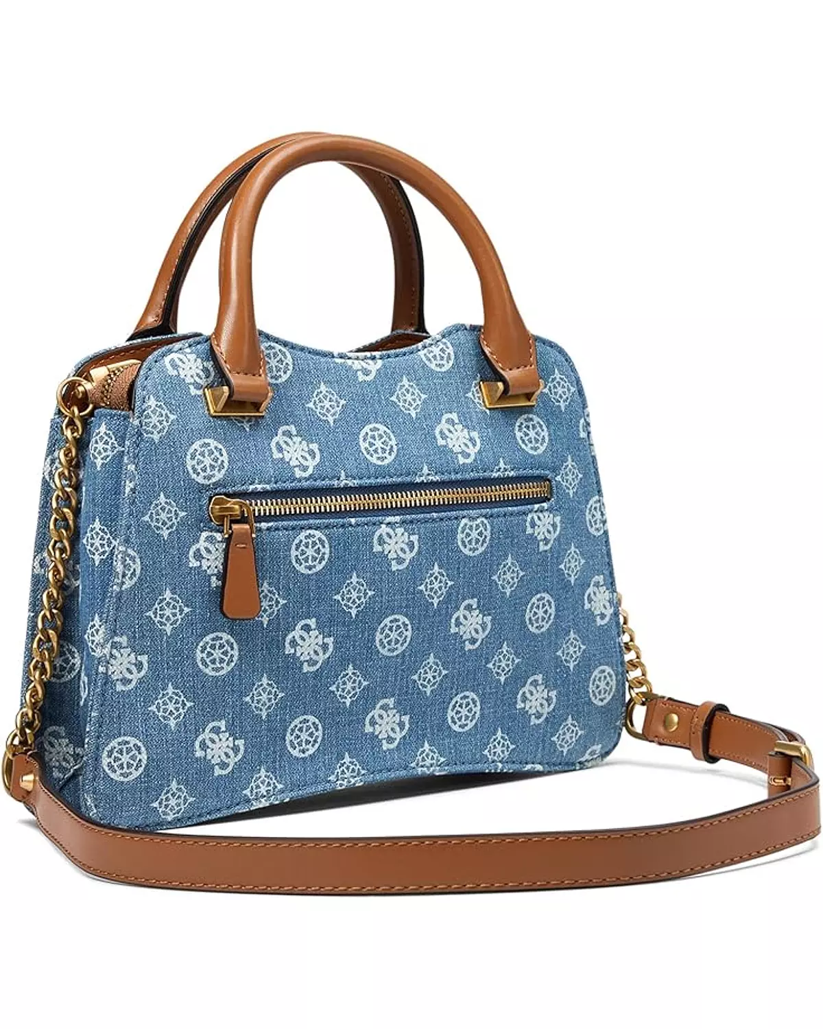 Destiny Satchel – Cognac with Gold Accents 2
