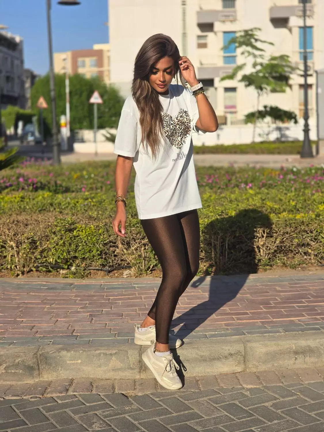 Plus Size Metallic leggings 13