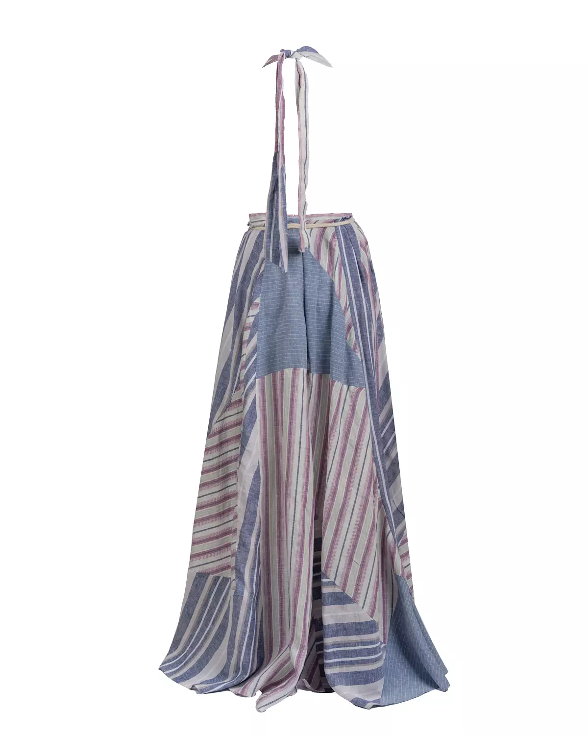  Vibrant Blue and Purple Patchwork Romper hover image