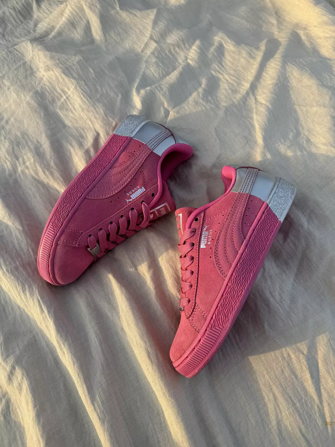 Puma Suede Dance Crew 'Pink  Silver' image