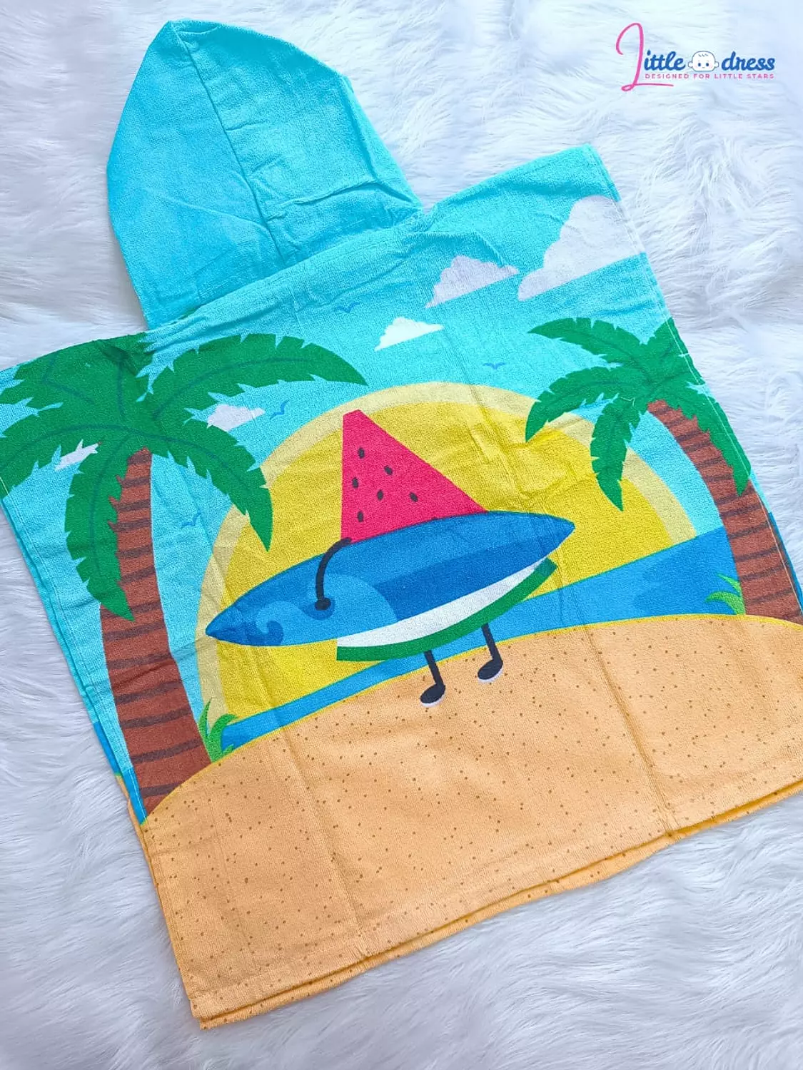 Sea poncho for boys 1